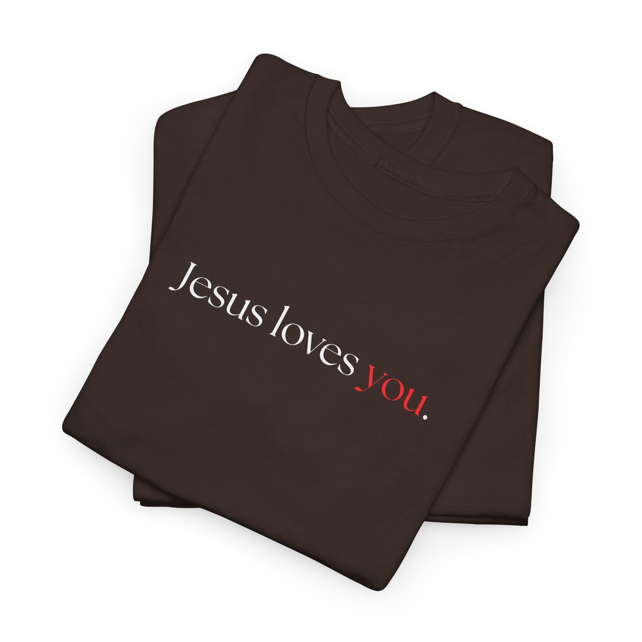 Jesus loves you - Heavy Cotton Tee