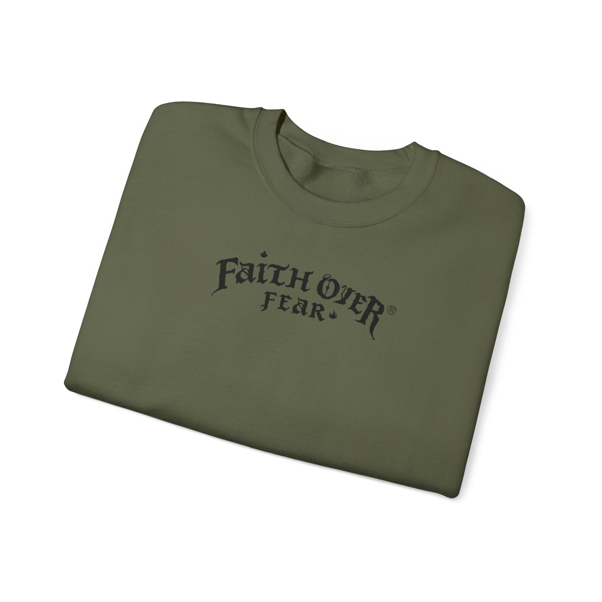Faith Over Fear Logo - Unisex Sweatshirt