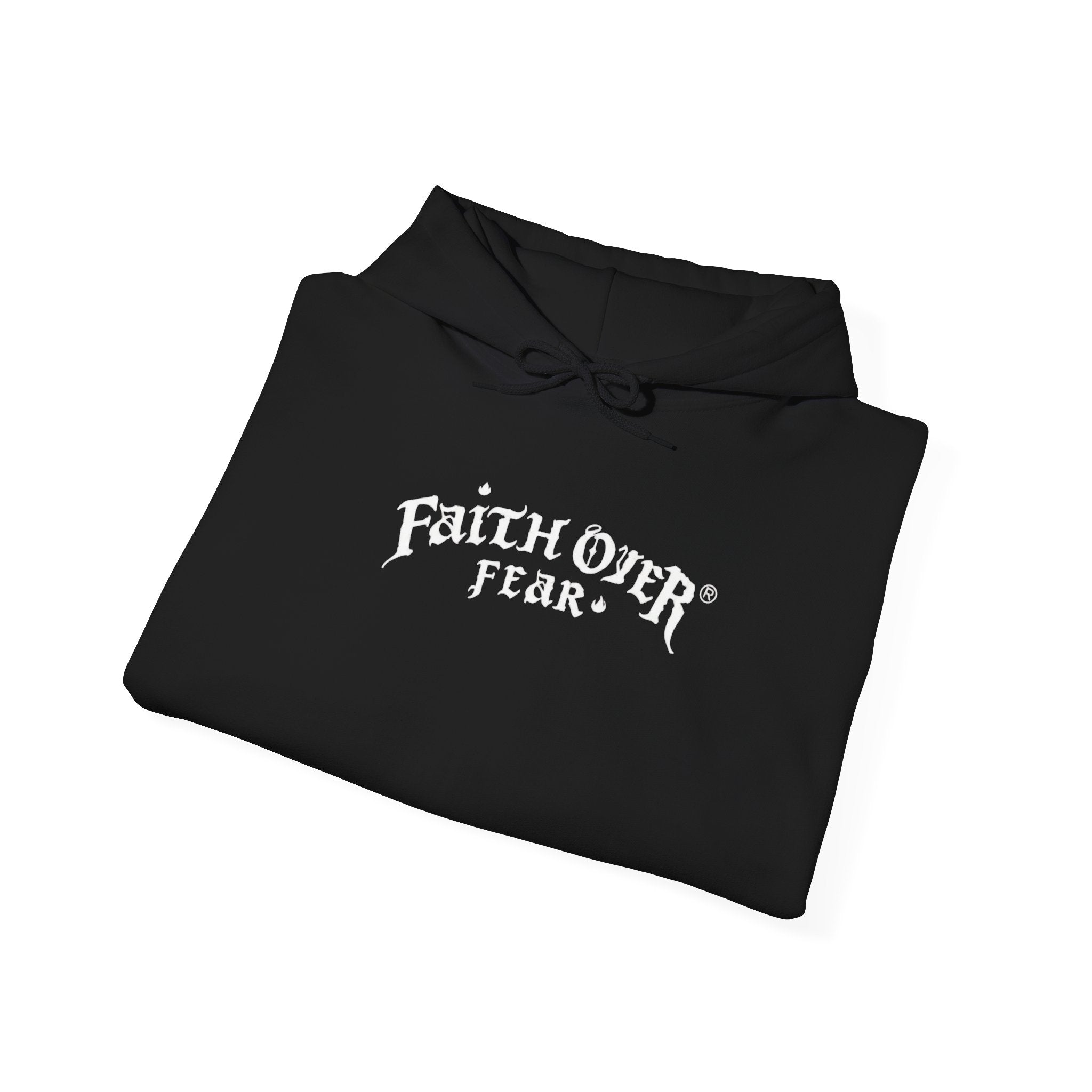 Faith Over Fear (White) - Unisex Hoodie