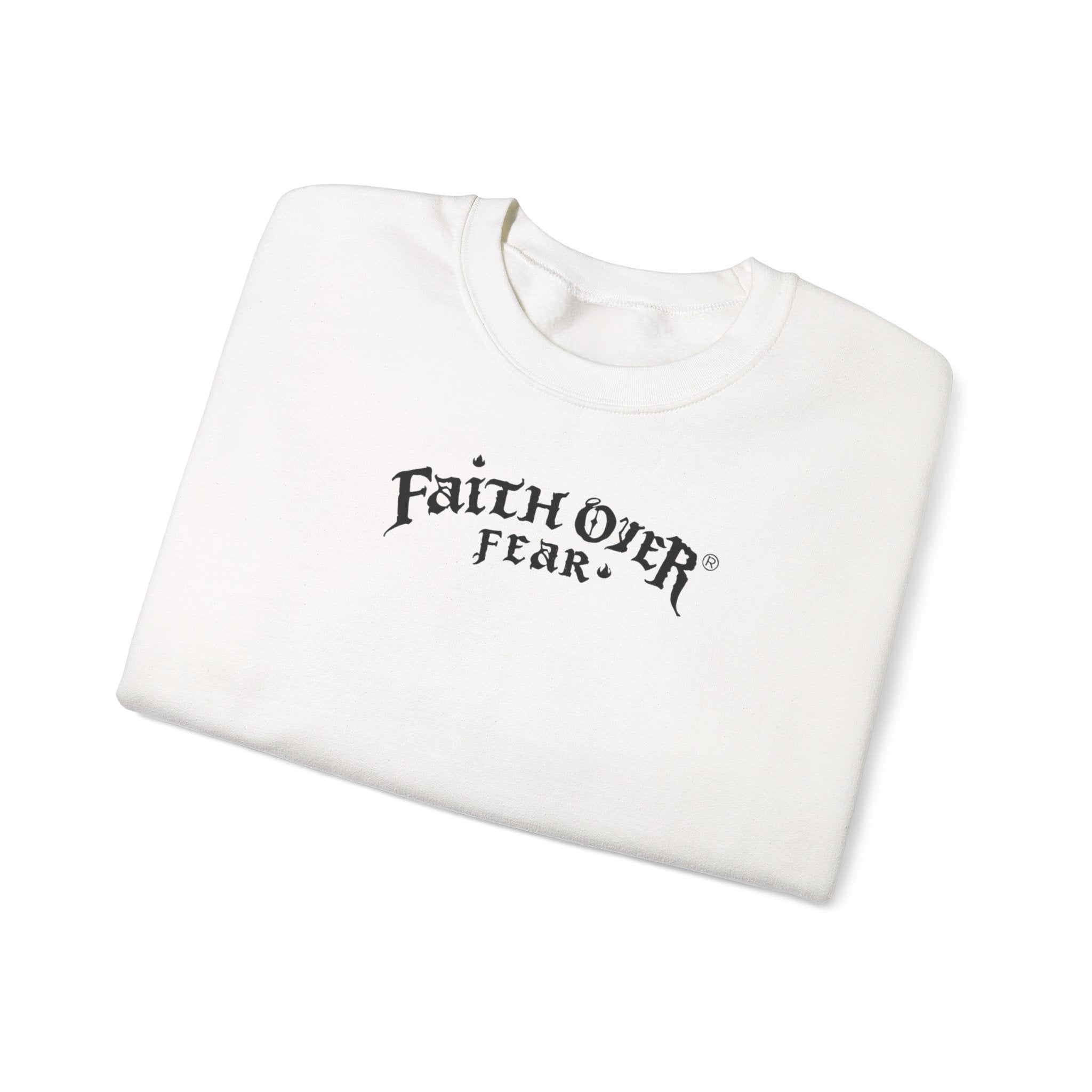 Faith Over Fear Logo - Unisex Sweatshirt