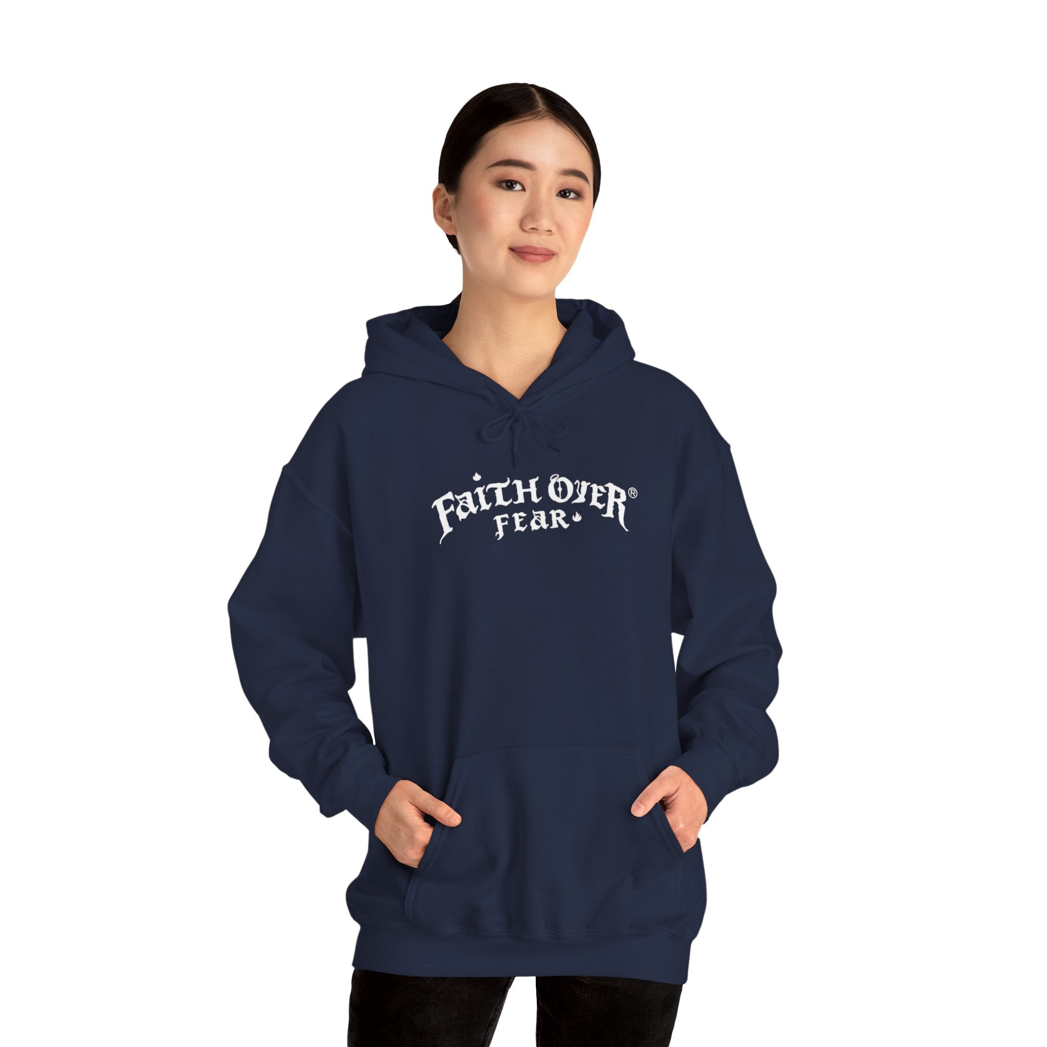 Faith Over Fear Logo - Hoodie