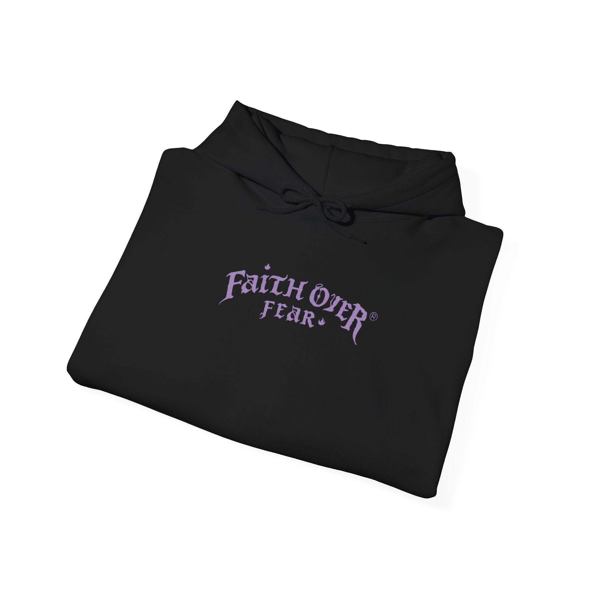 Faith Over Fear Logo (Lavendel) – Hoodie