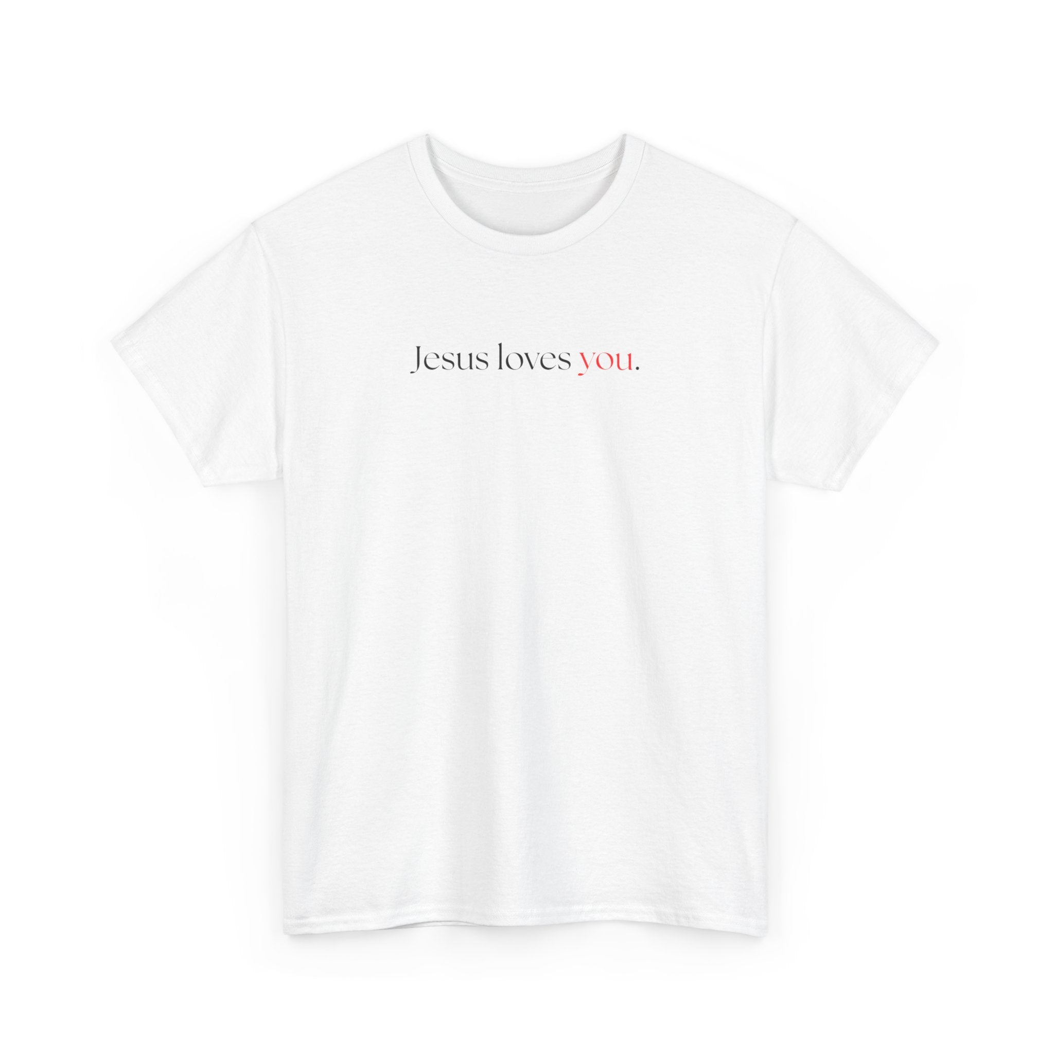 Jesus loves you - Heavy Cotton Tee
