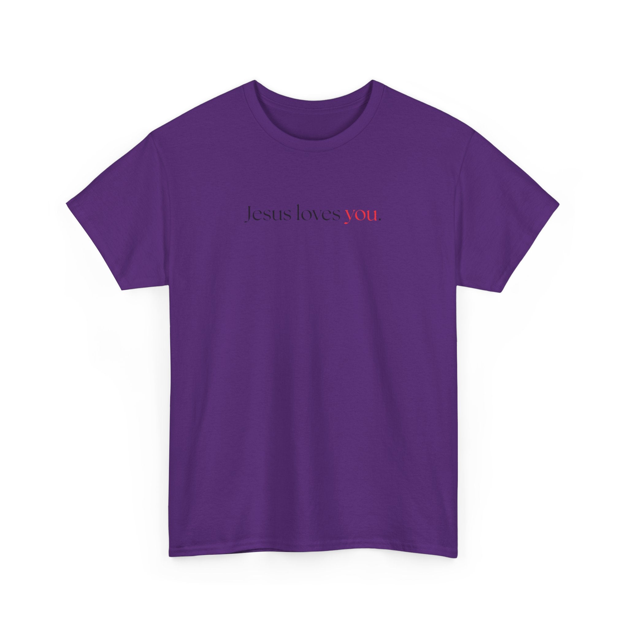 Jesus loves you - Heavy Cotton Tee