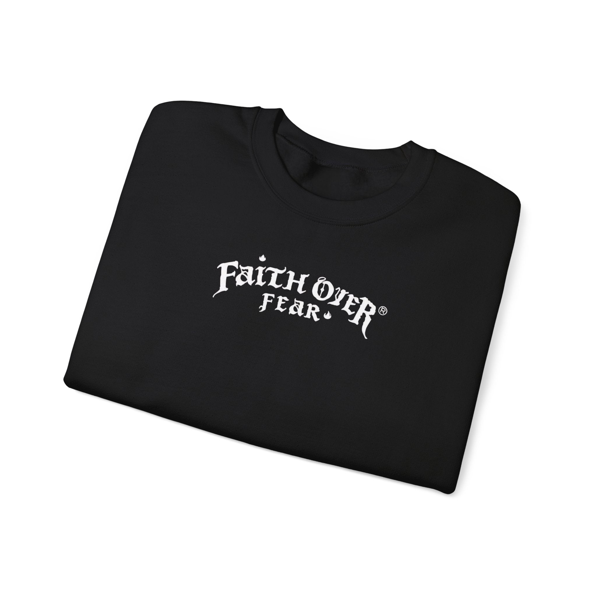 Faith Over Fear Logo - Unisex Sweatshirt