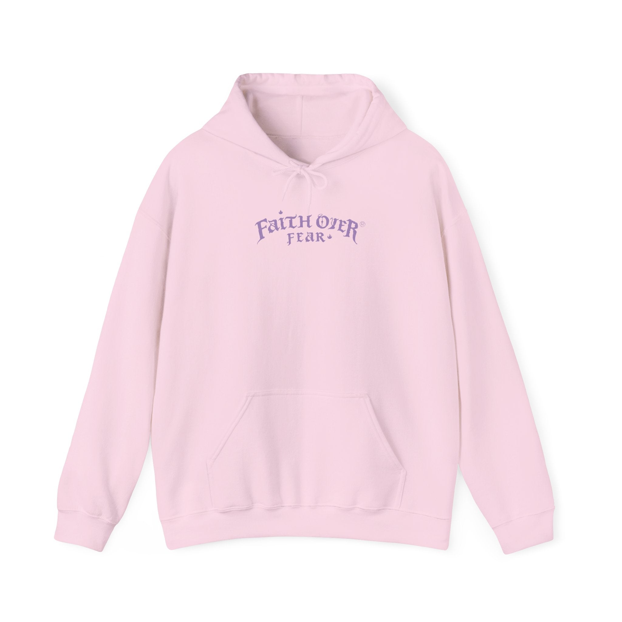 Faith Over Fear Logo (Lavendel) – Hoodie