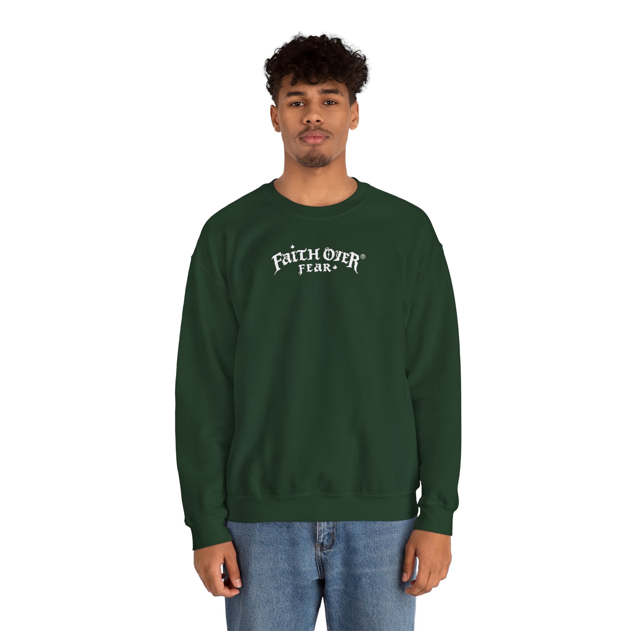 Faith Over Fear Logo - Unisex Sweatshirt