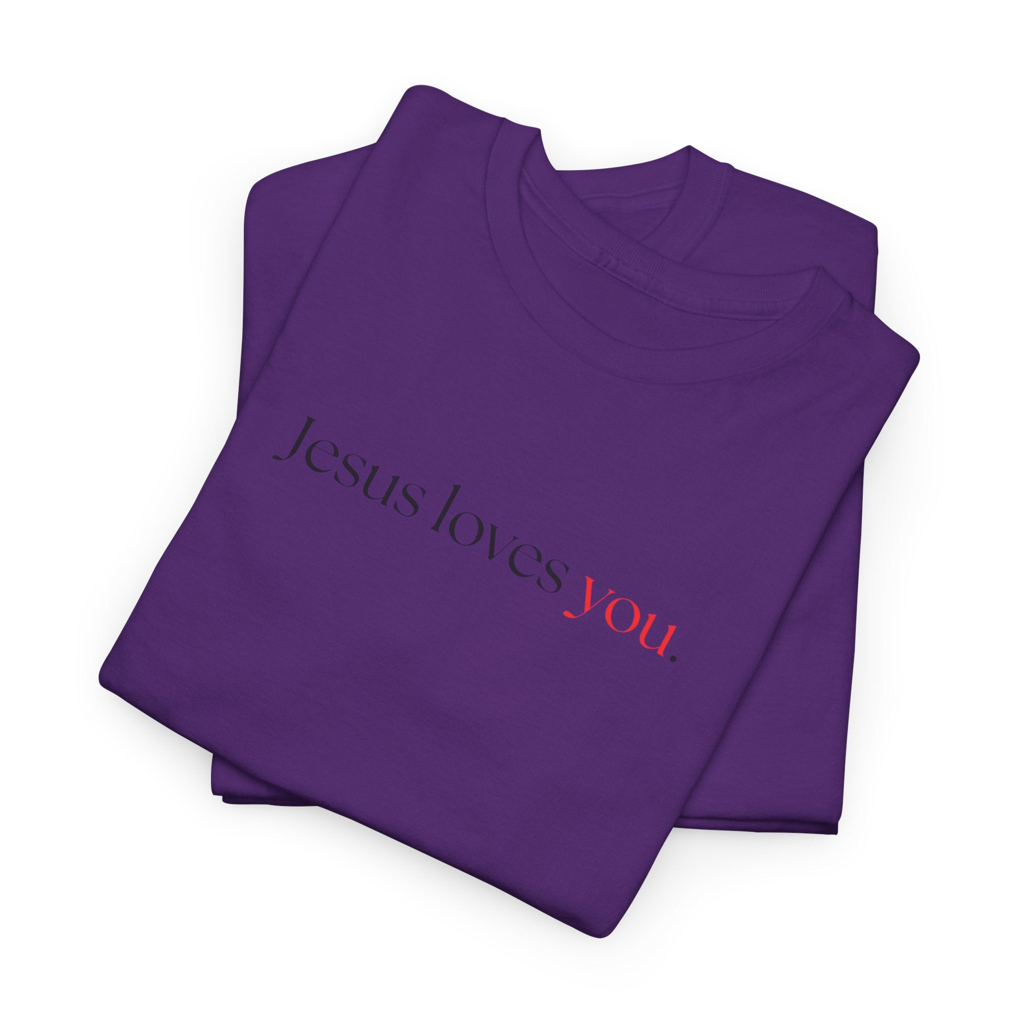 Jesus loves you - Heavy Cotton Tee