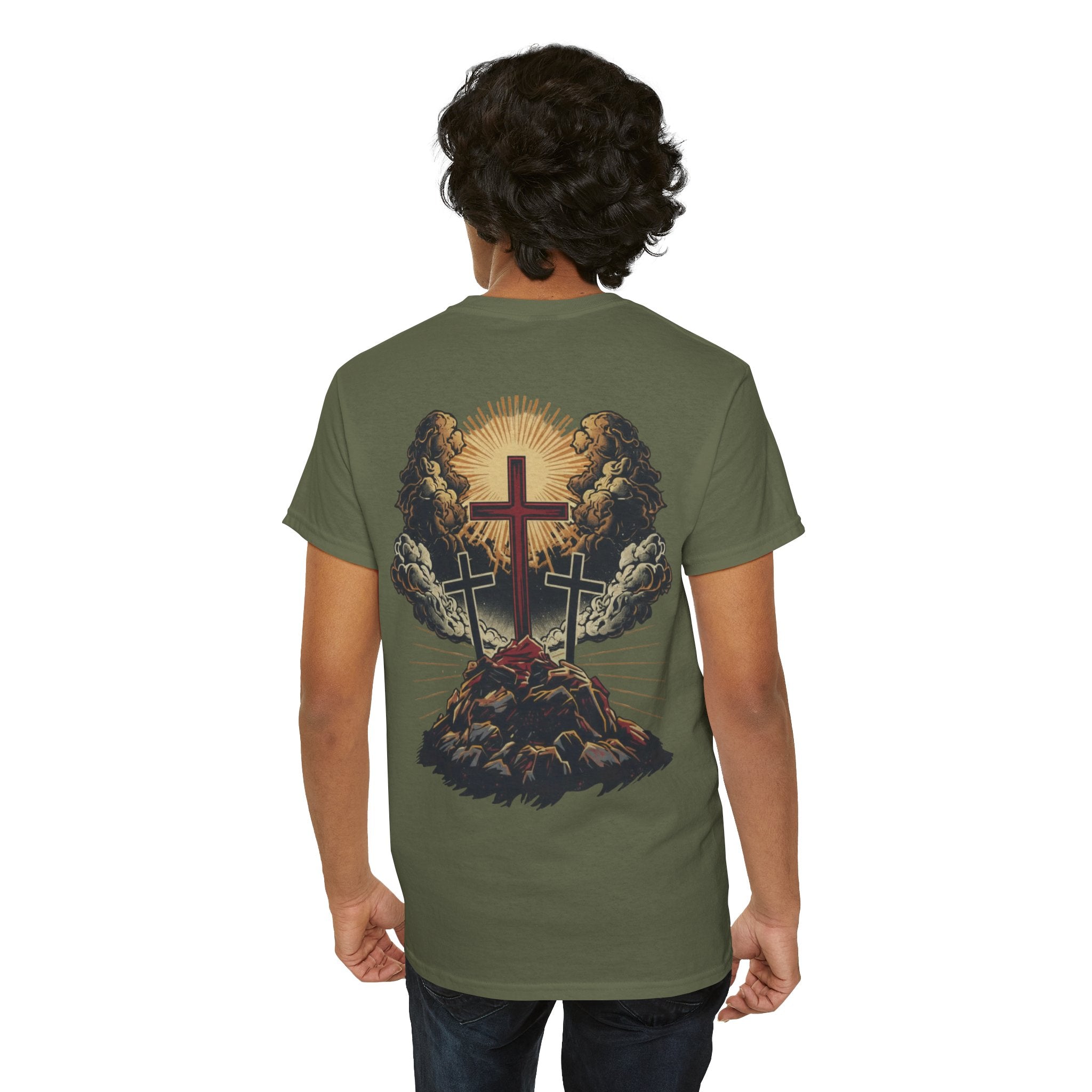 Saved by his Blood - Heavy Cotton Tee