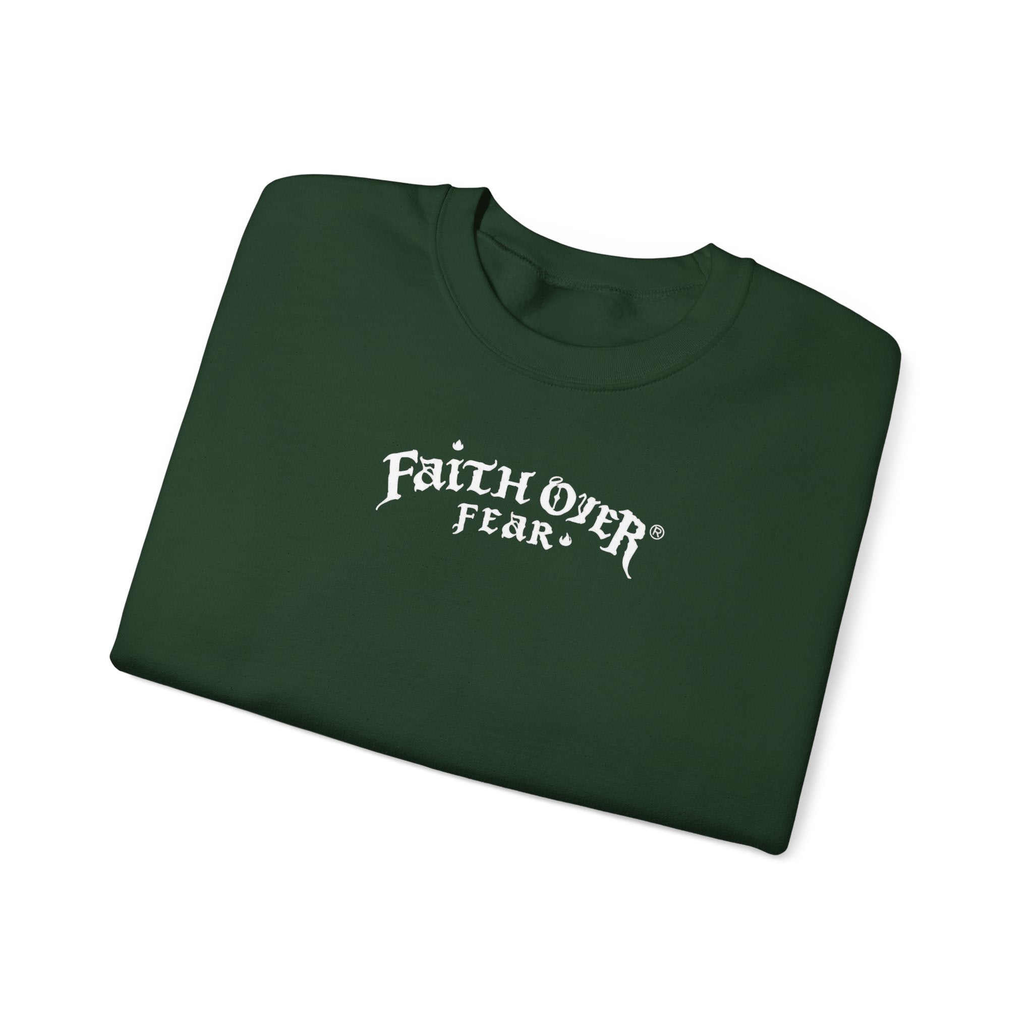 Faith Over Fear Logo - Unisex Sweatshirt
