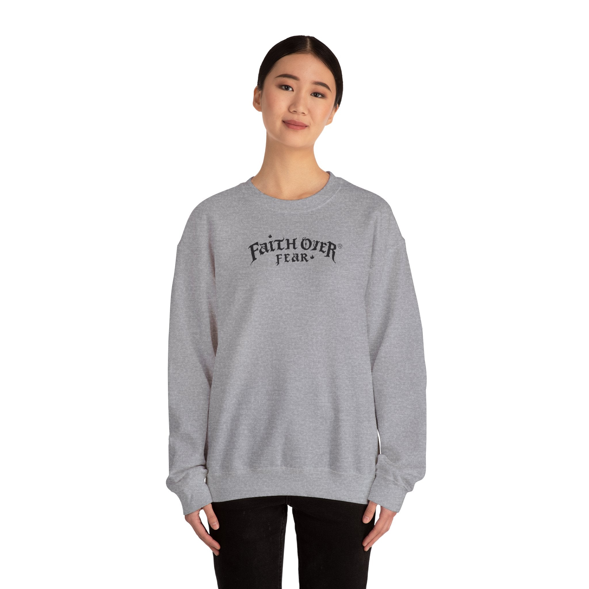 Faith Over Fear Logo - Unisex Sweatshirt