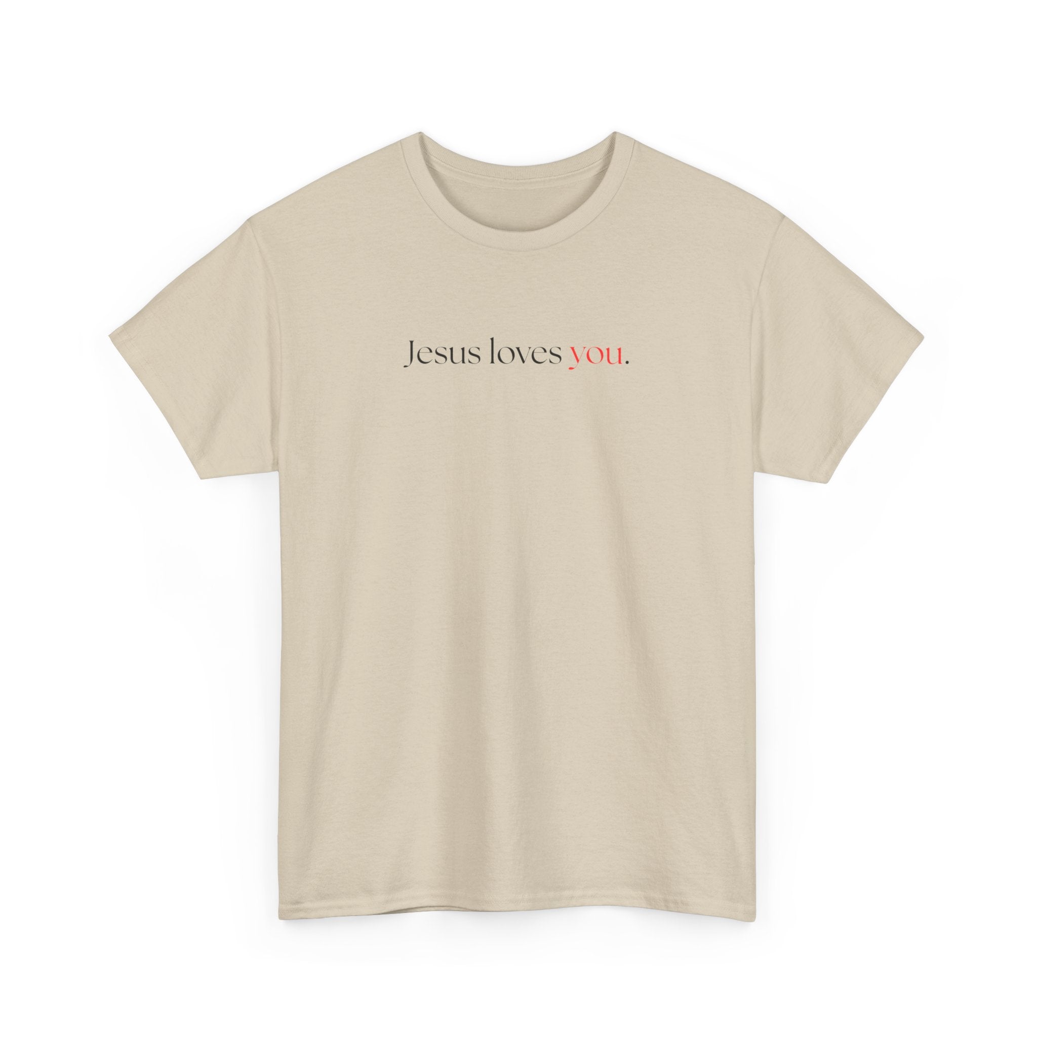 Jesus loves you - Heavy Cotton Tee