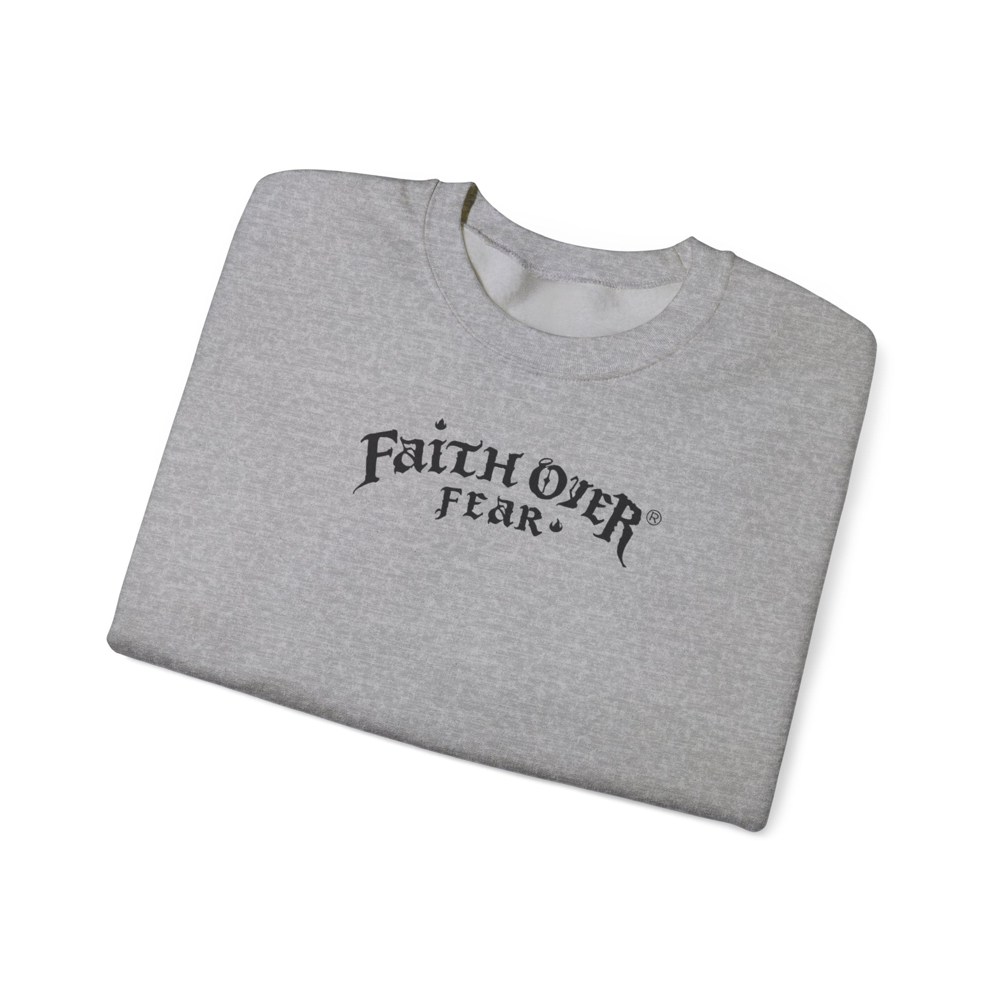 Faith Over Fear Logo - Unisex Sweatshirt