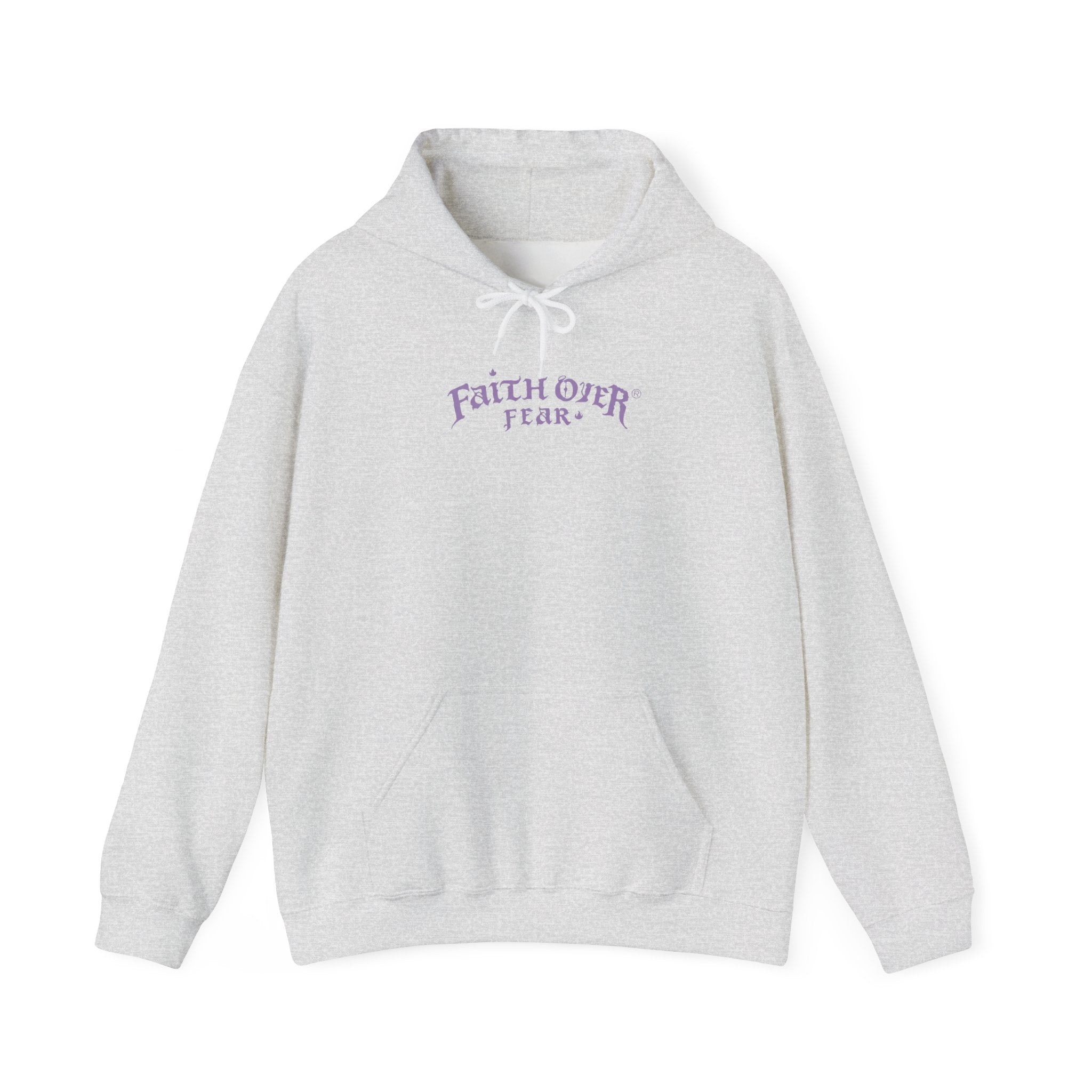 Faith Over Fear Logo (Lavendel) – Hoodie