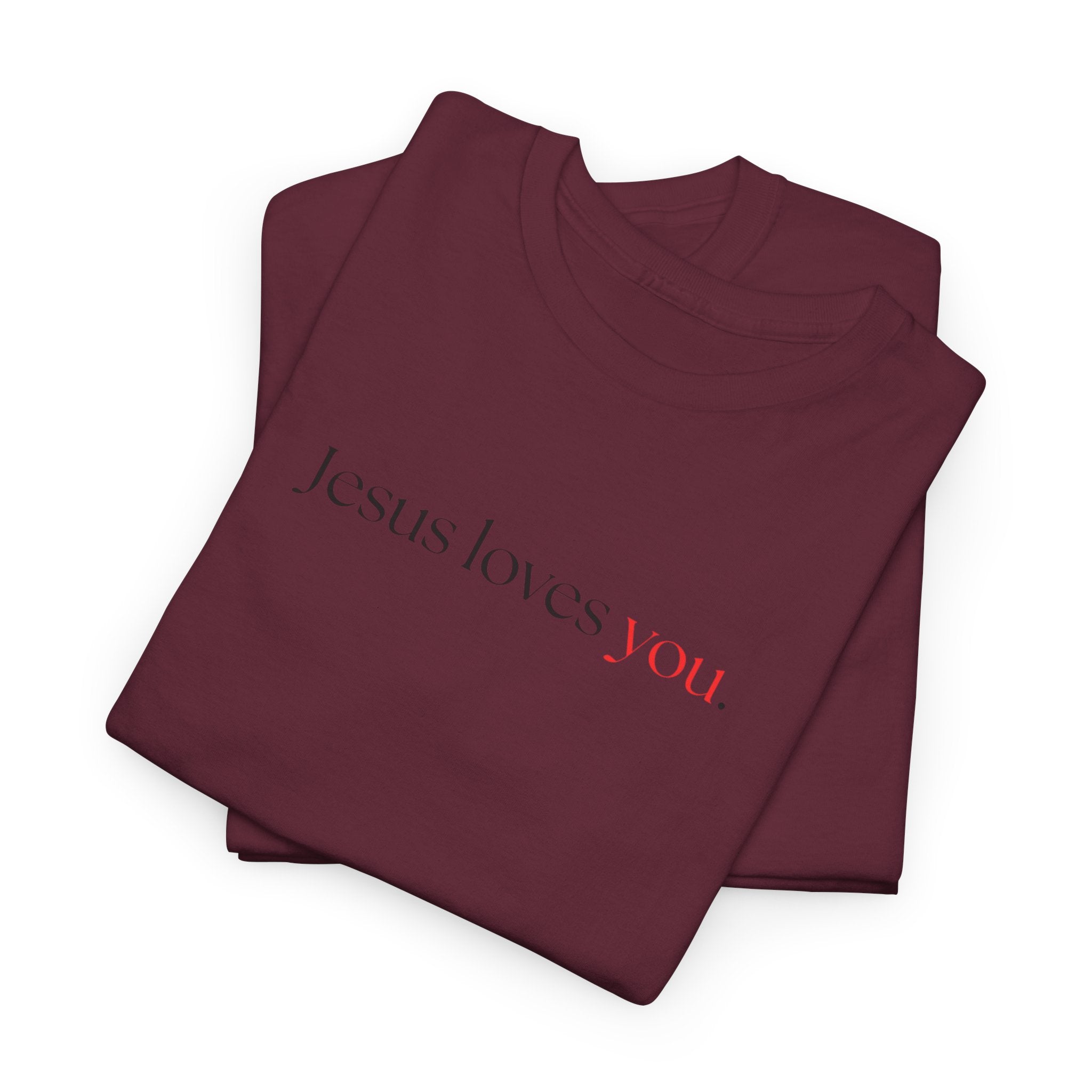 Jesus loves you - Heavy Cotton Tee