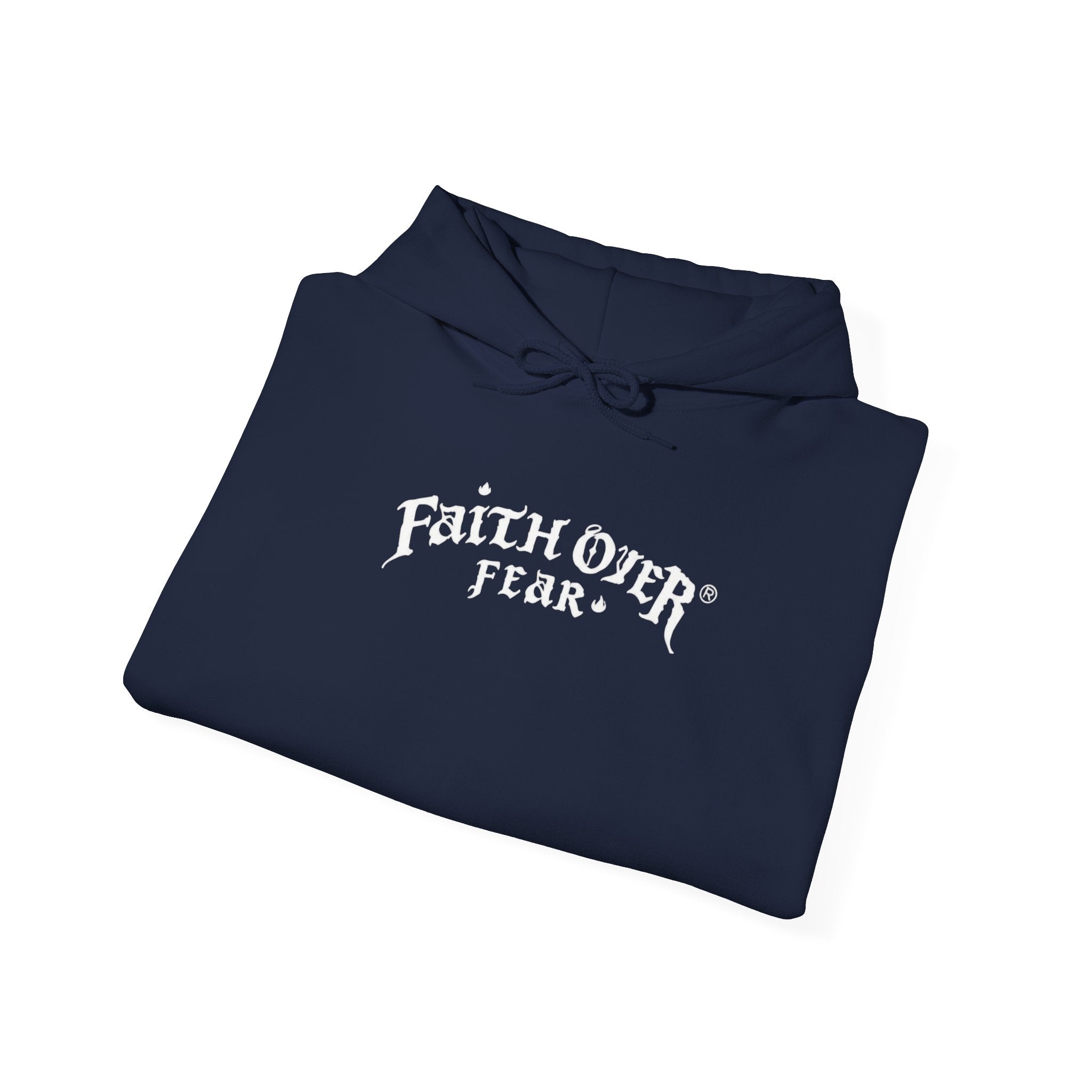 Faith Over Fear (White) - Unisex Hoodie
