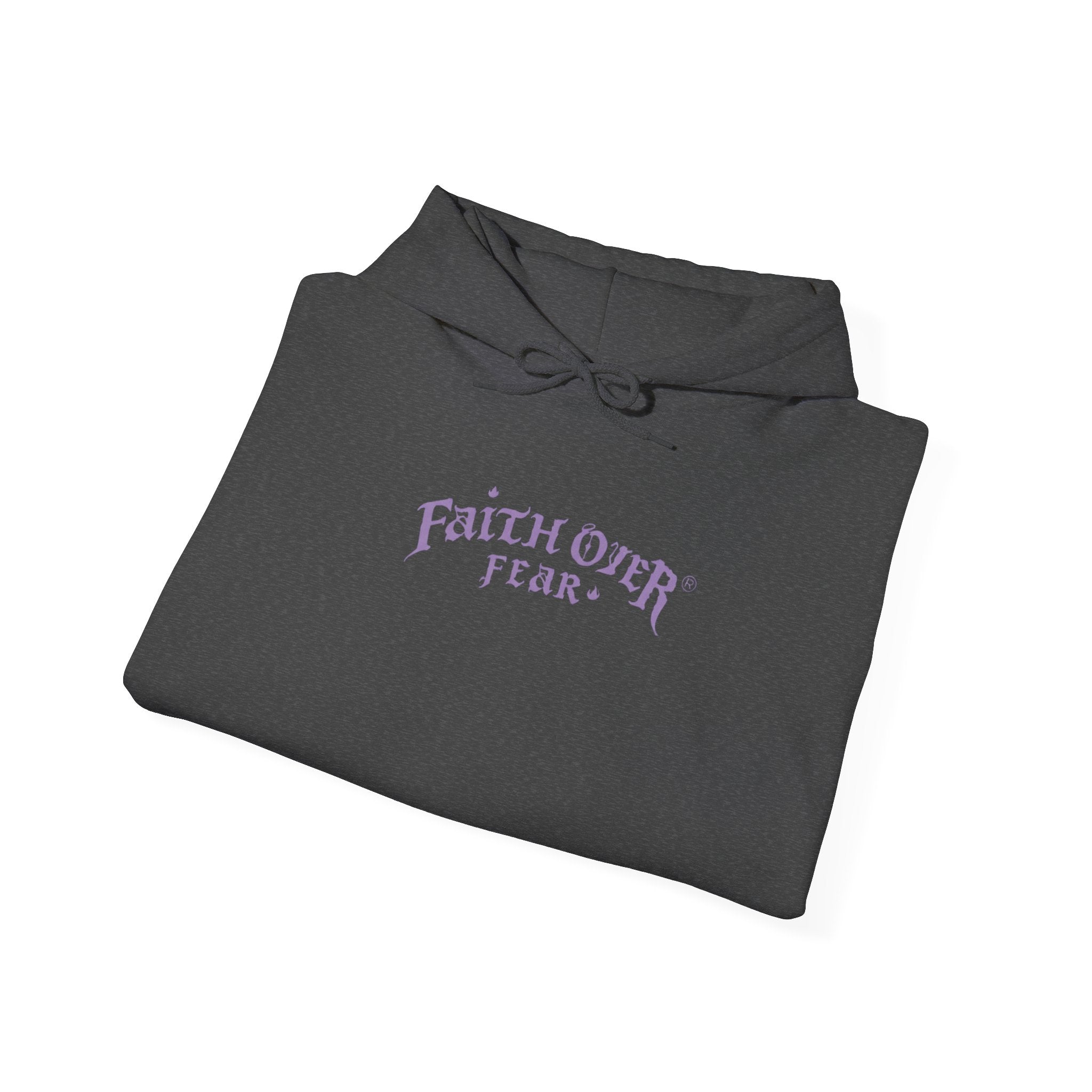 Faith Over Fear Logo (Lavendel) – Hoodie