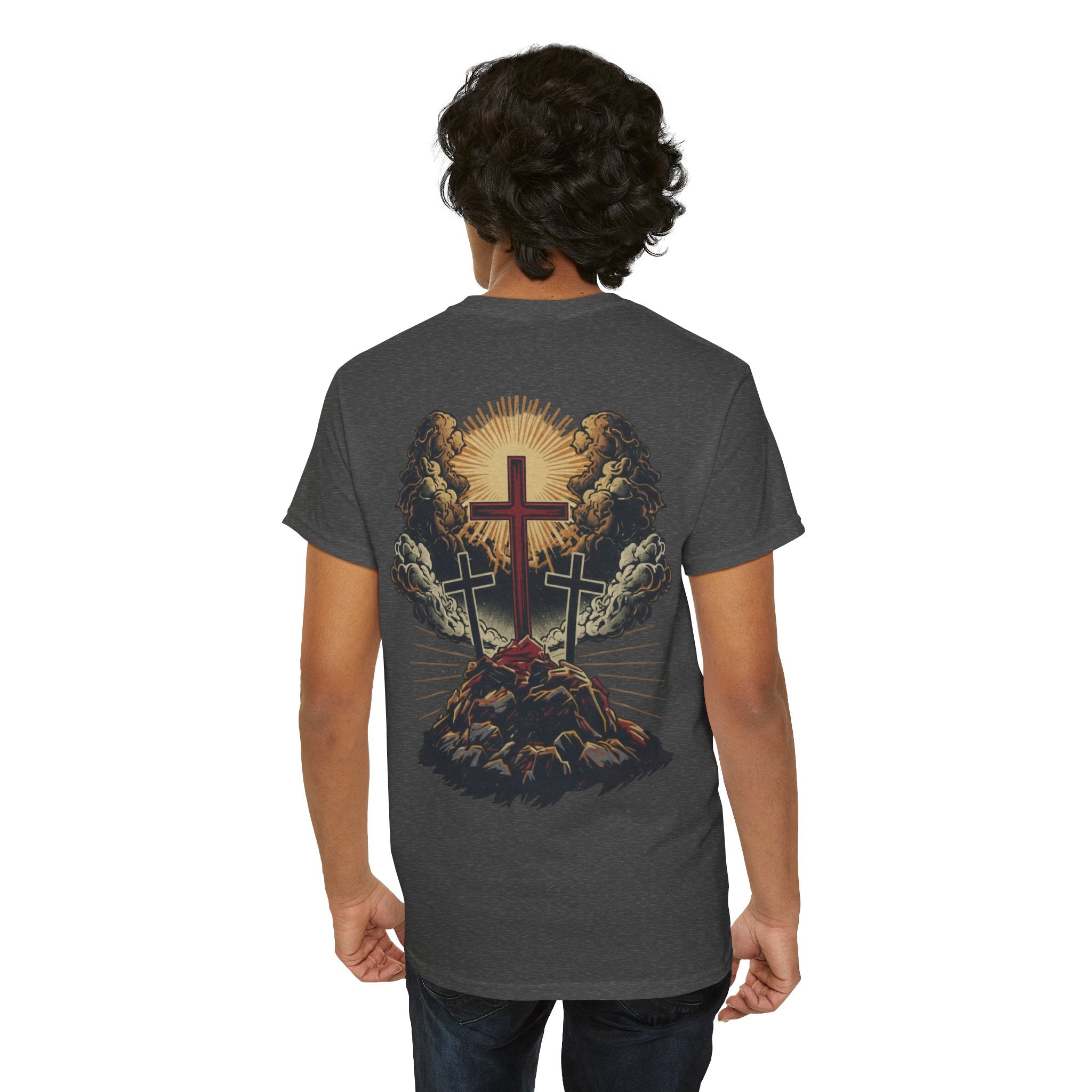 Saved by his Blood - Heavy Cotton Tee