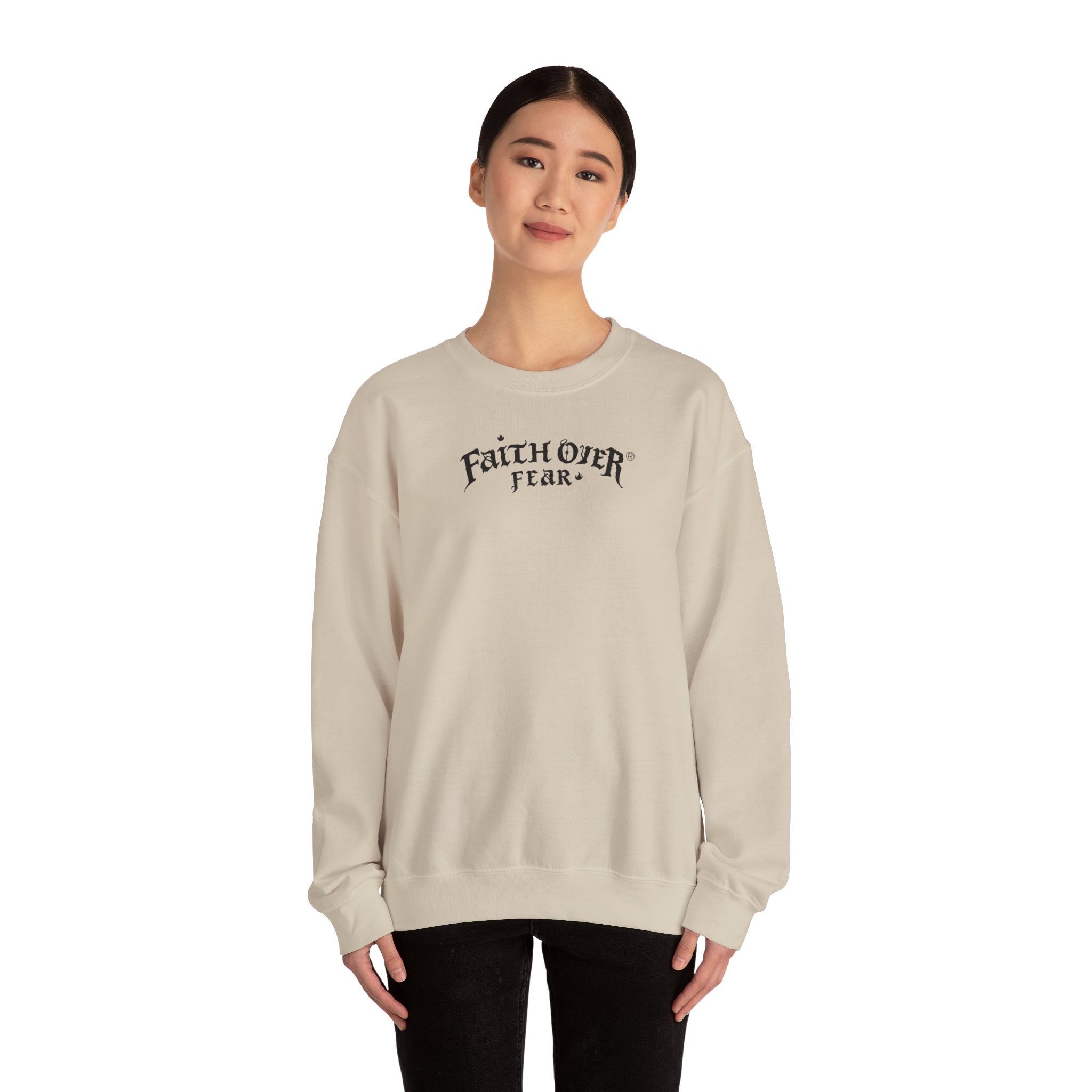 Faith Over Fear Logo - Unisex Sweatshirt