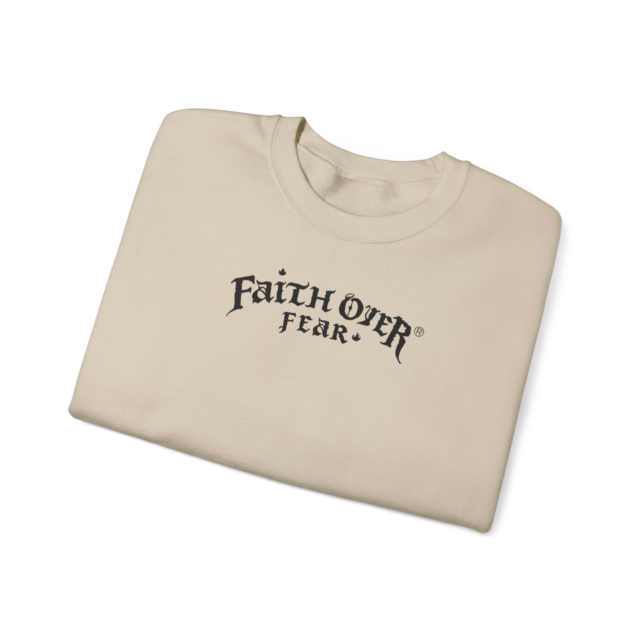 Faith Over Fear Logo - Unisex Sweatshirt