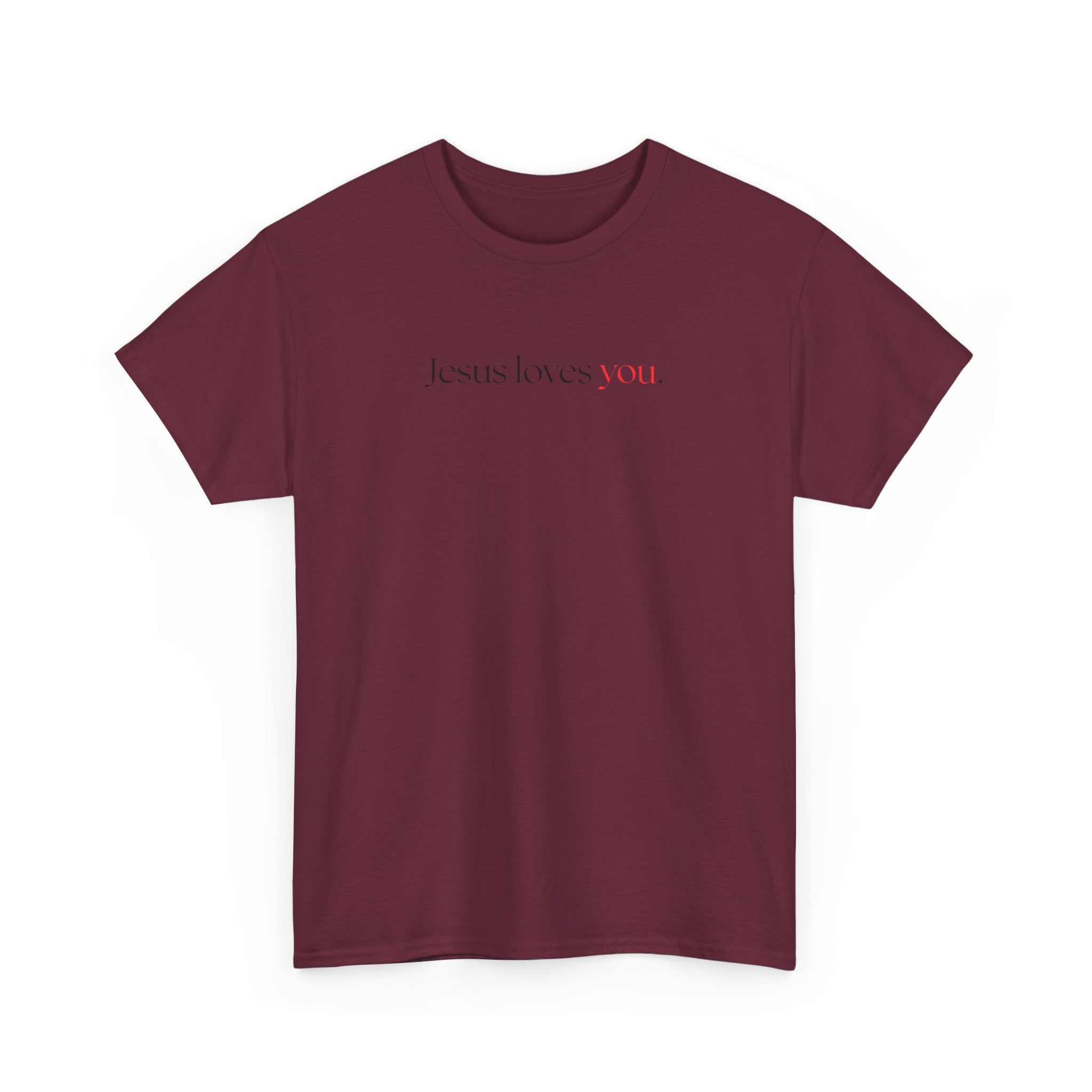 Jesus loves you - Heavy Cotton Tee