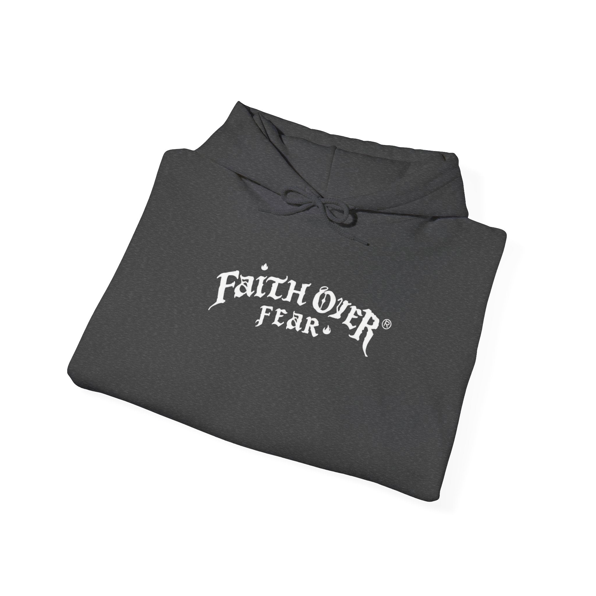 Faith Over Fear (White) - Unisex Hoodie