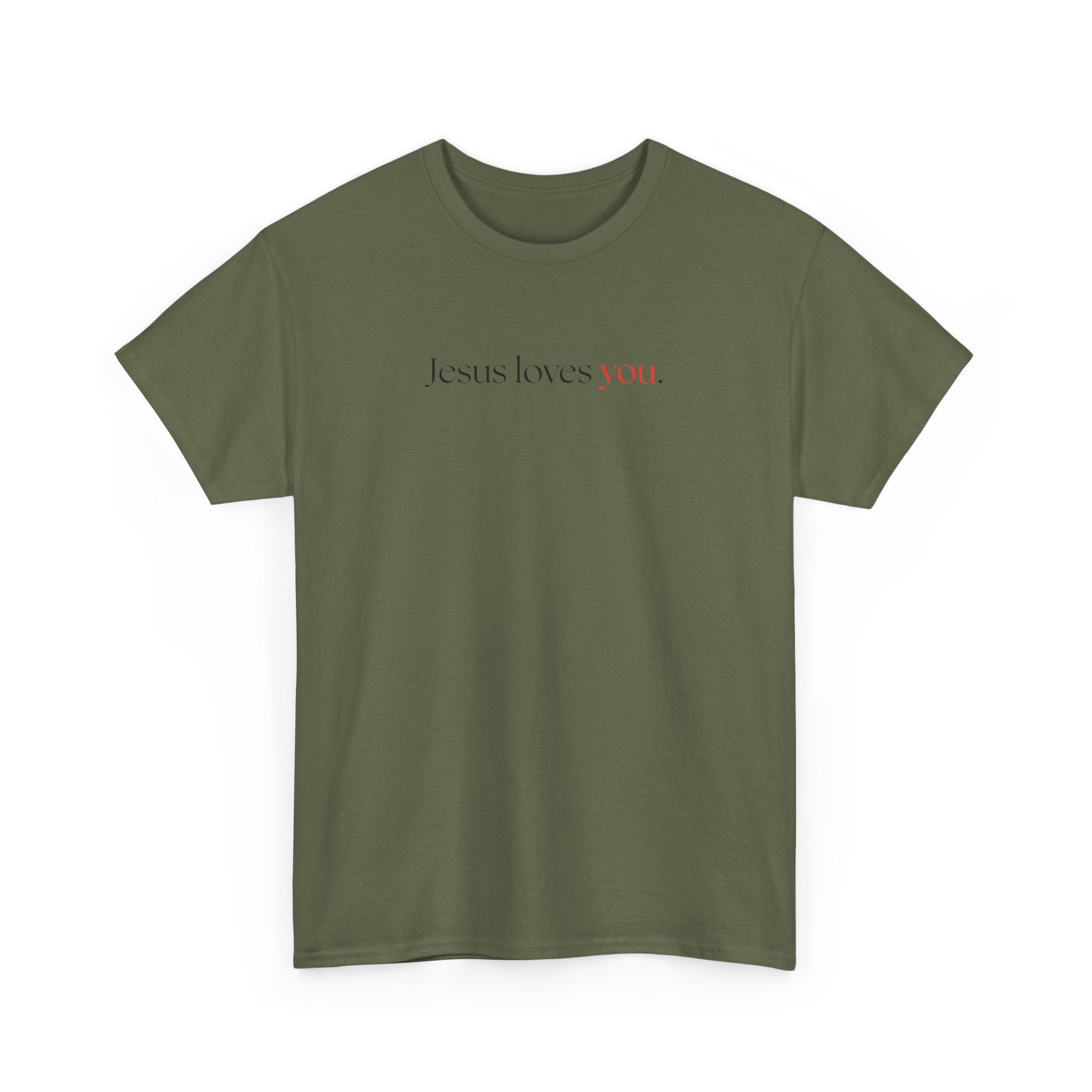 Jesus loves you - Heavy Cotton Tee
