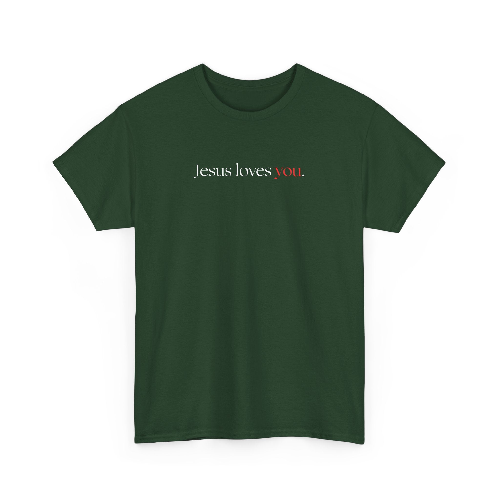 Jesus loves you - Heavy Cotton Tee