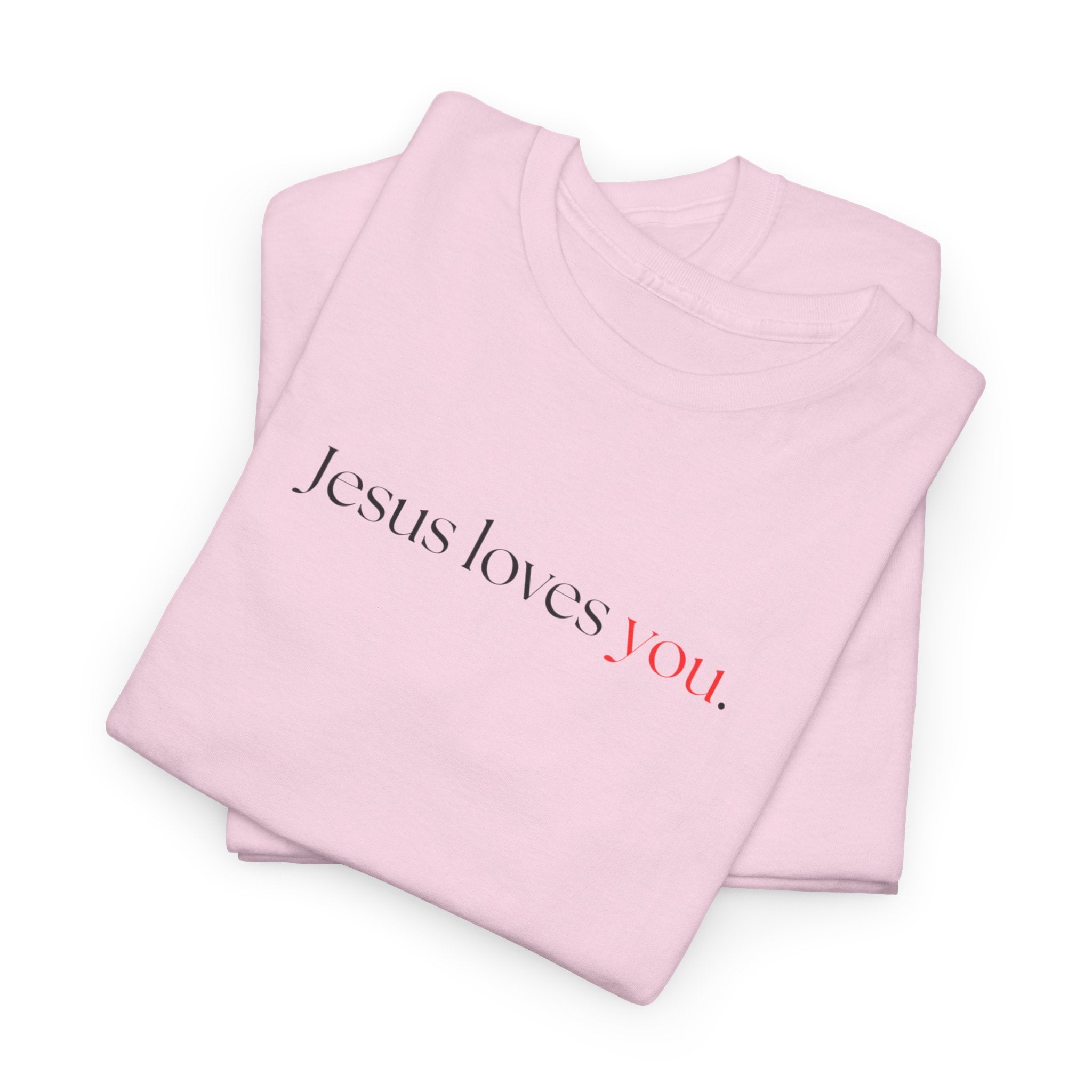 Jesus loves you - Heavy Cotton Tee
