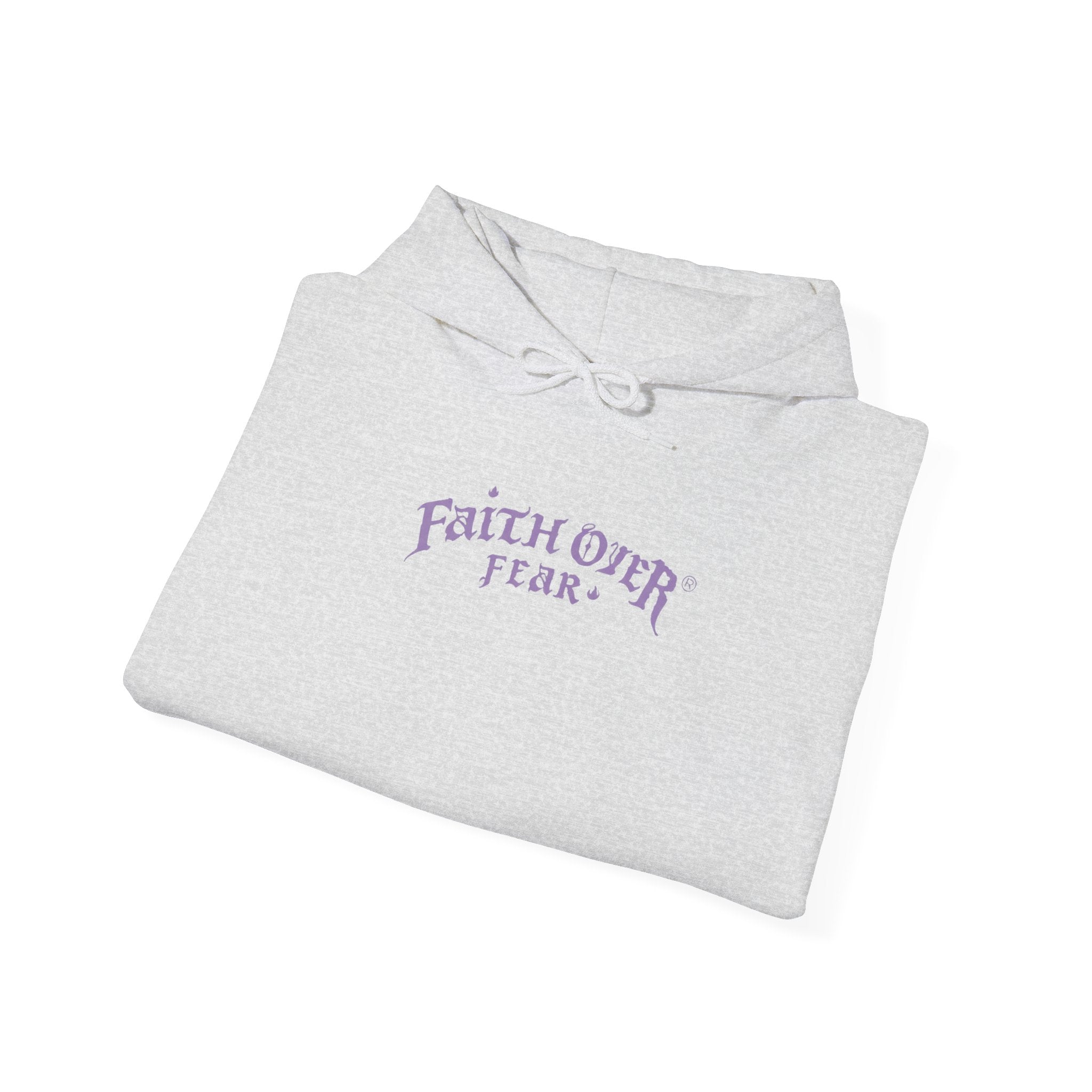 Faith Over Fear Logo (Lavendel) – Hoodie