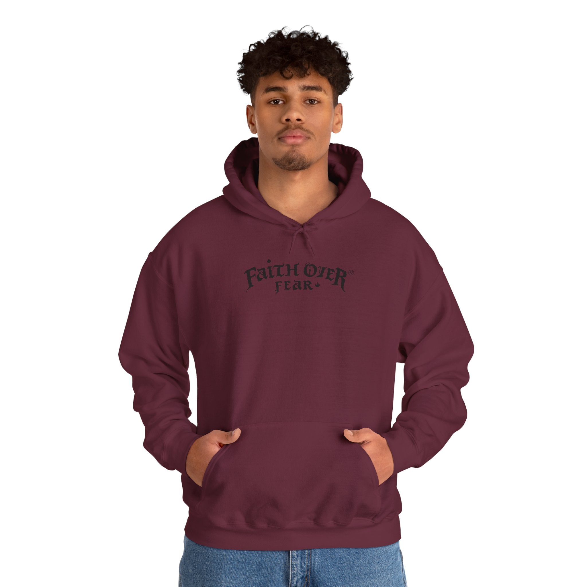 Faith Over Fear Logo - Hoodie