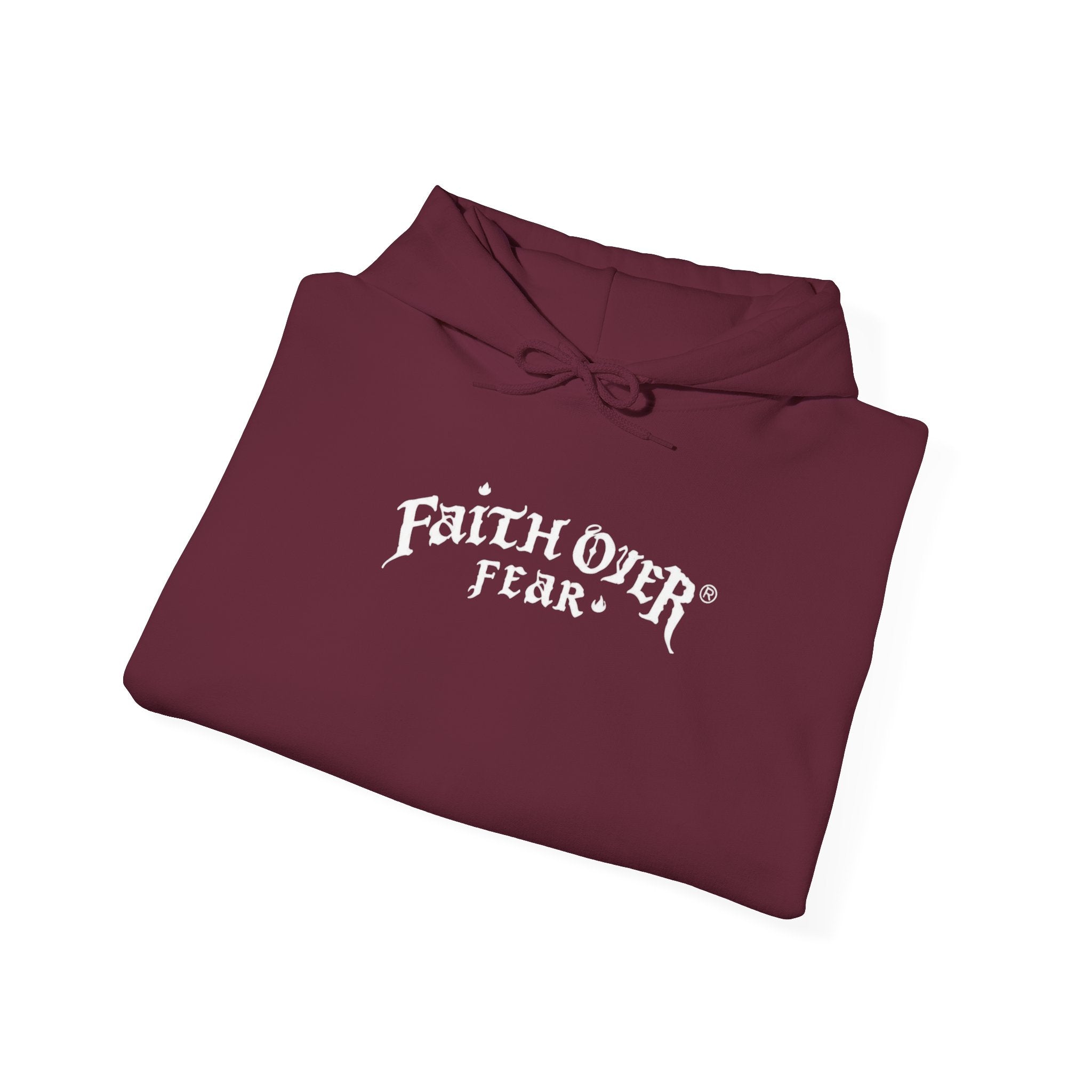 Faith Over Fear (White) - Unisex Hoodie