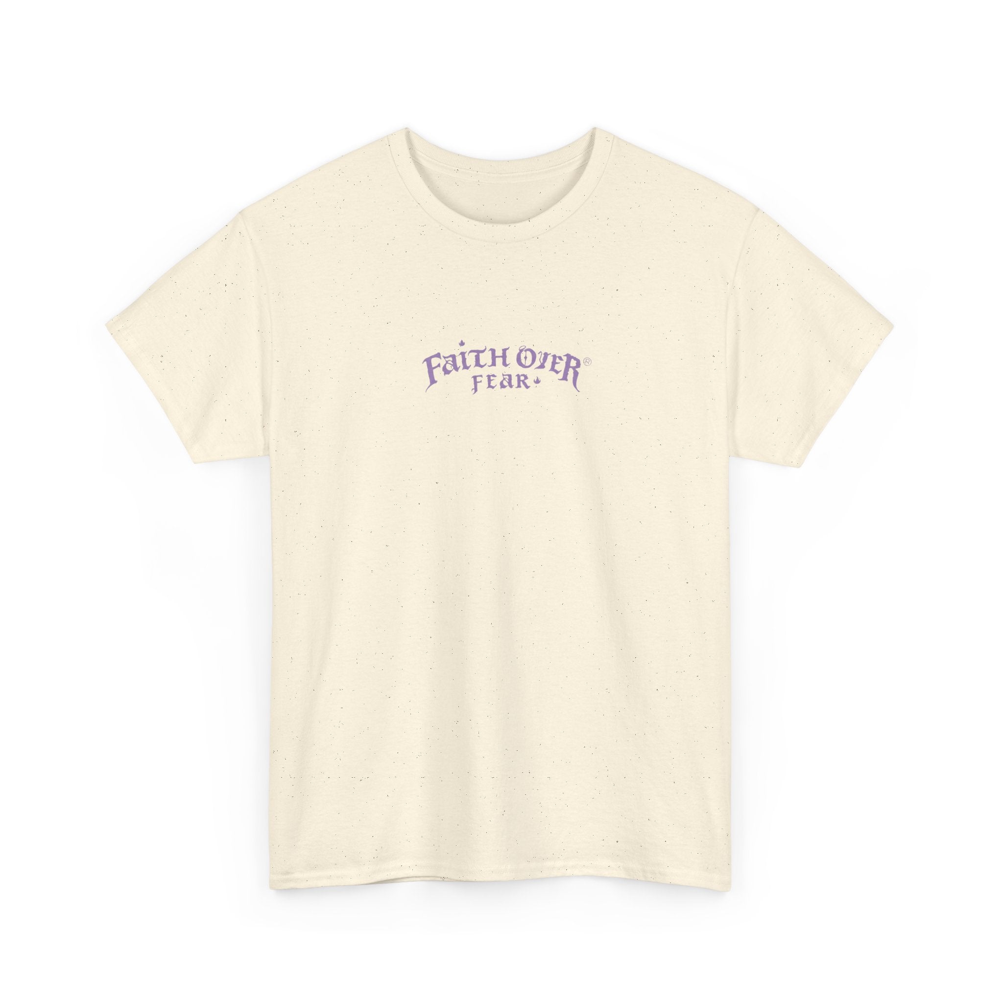 Faith Over Fear Logo (Lavendel) - Heavy Cotton Tee