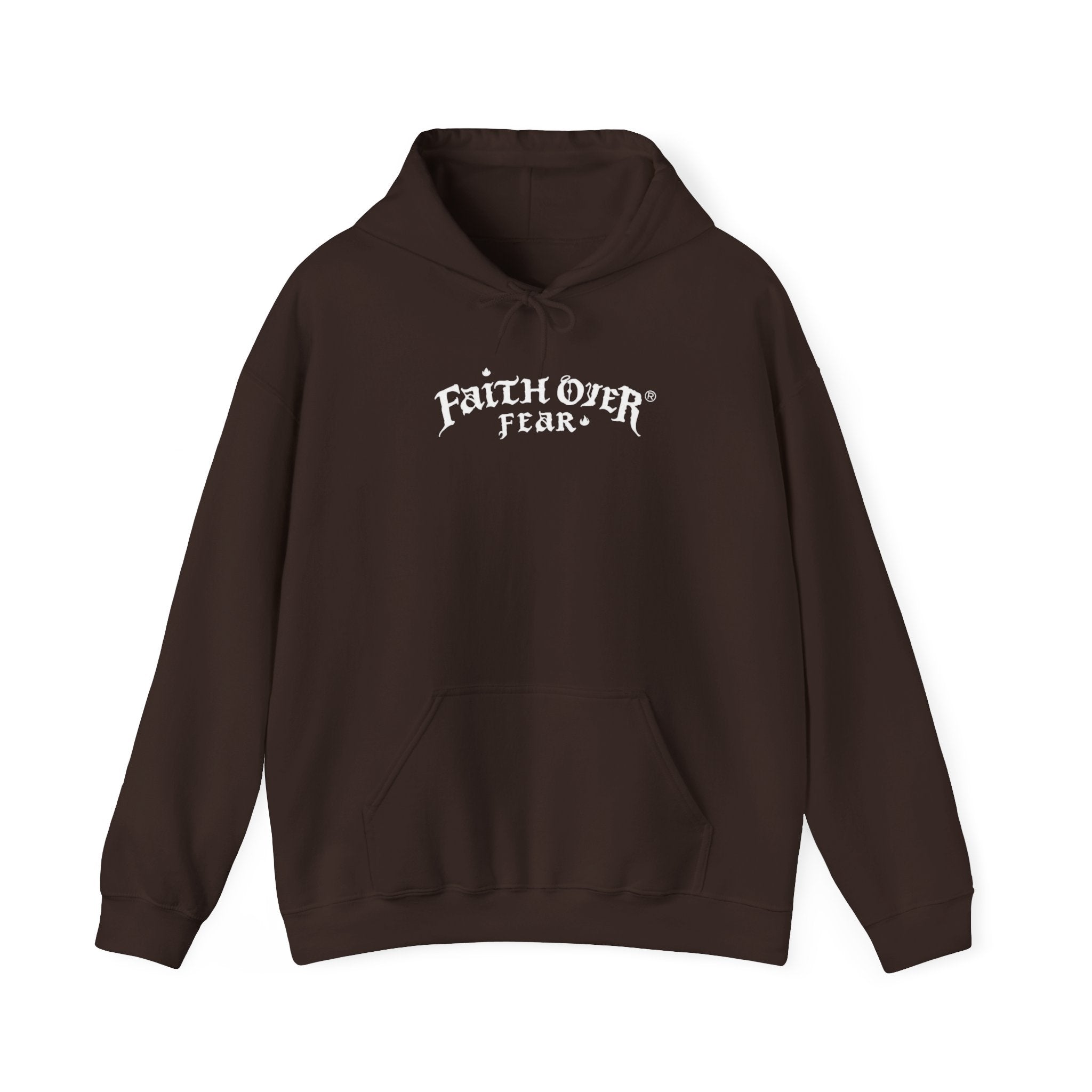 Faith Over Fear (White) - Unisex Hoodie
