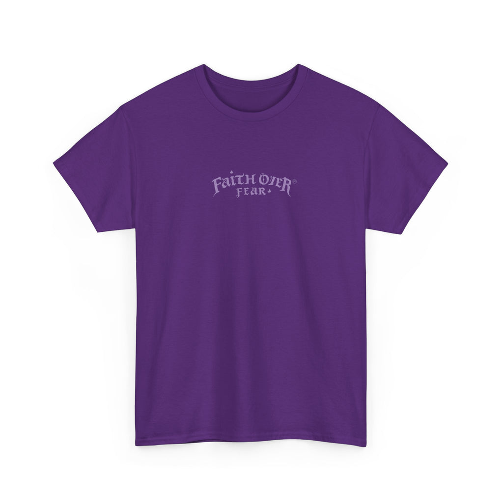 Faith Over Fear Logo (Lavendel) - Heavy Cotton Tee
