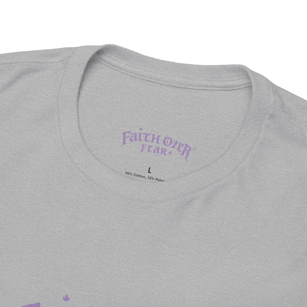 Faith Over Fear Logo (Lavendel) - Heavy Cotton Tee