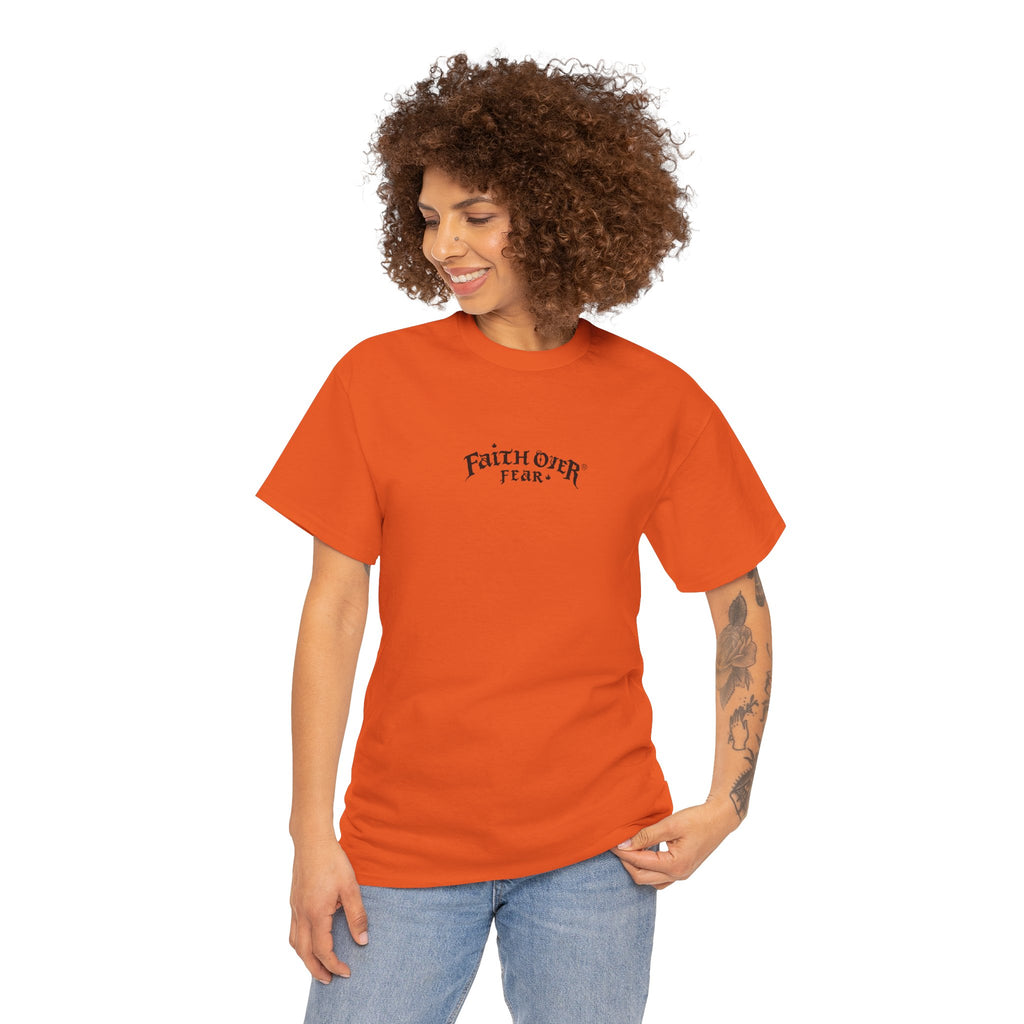 Faith Over Fear Logo - Heavy Cotton Tee