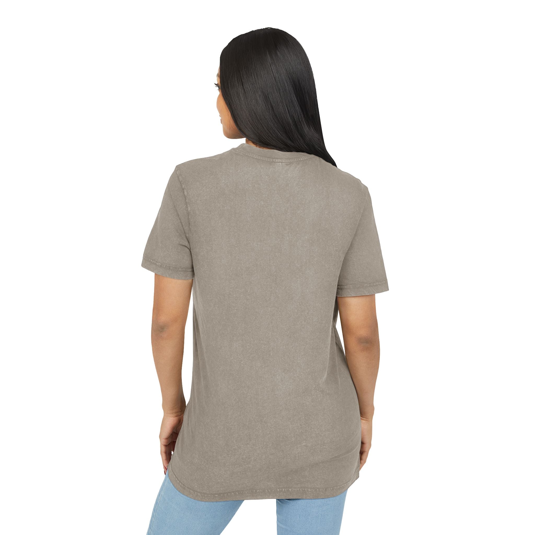 Faith over Fear (White) - Acid Washed Tee