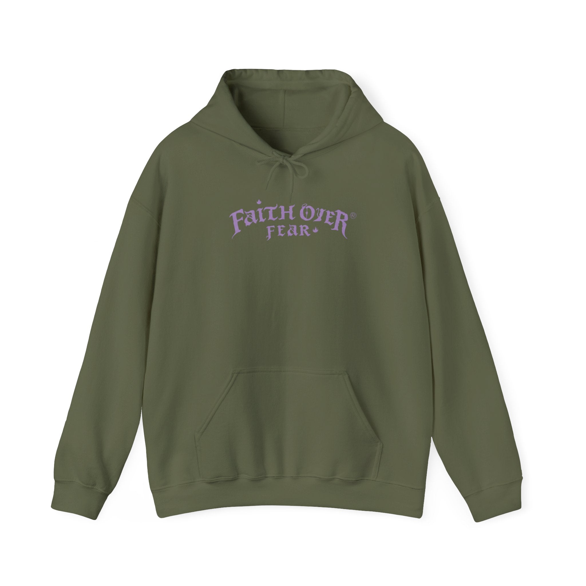 U.S. Faith Over Fear Logo (Lavendel) – Hoodie