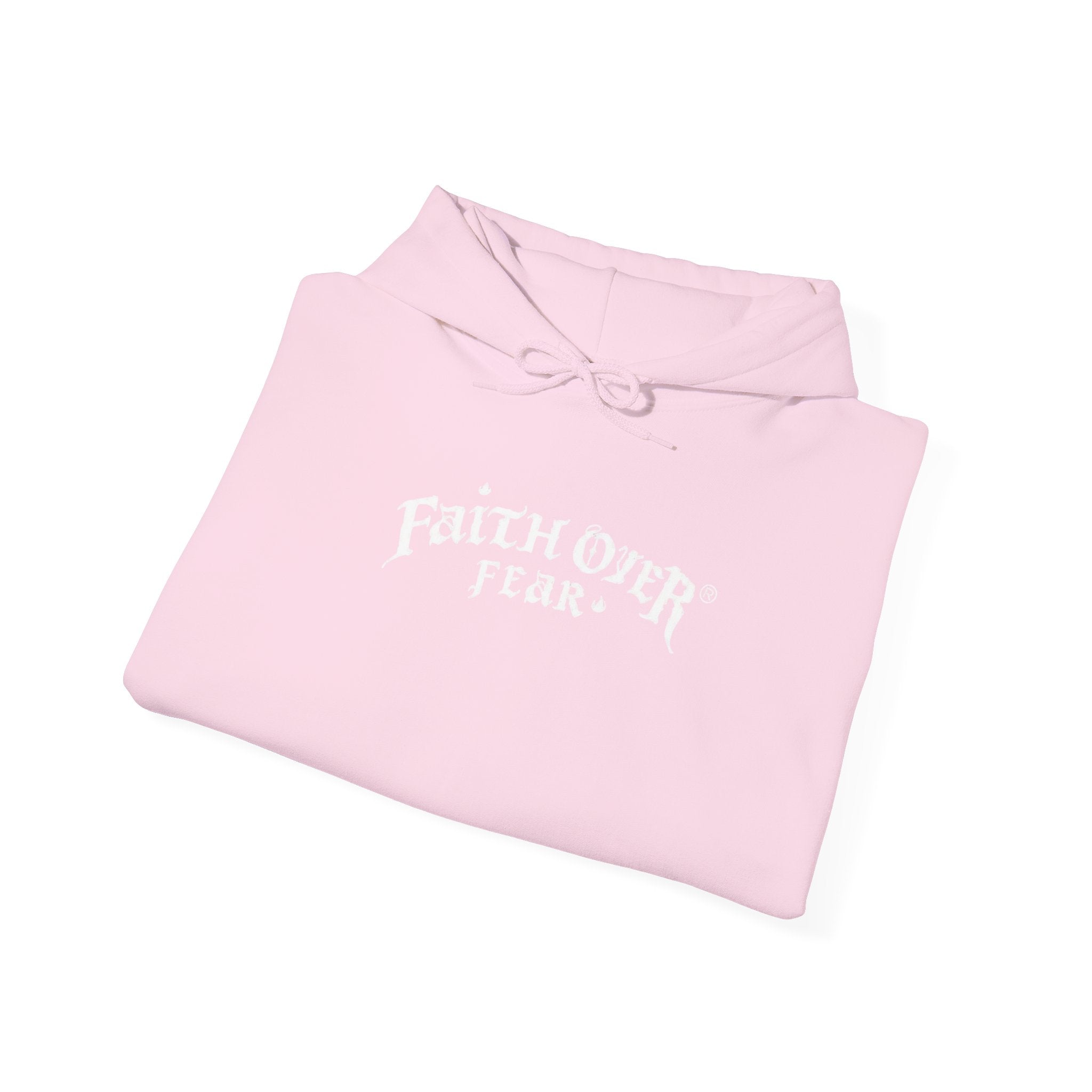 Faith Over Fear (White) - Unisex Hoodie
