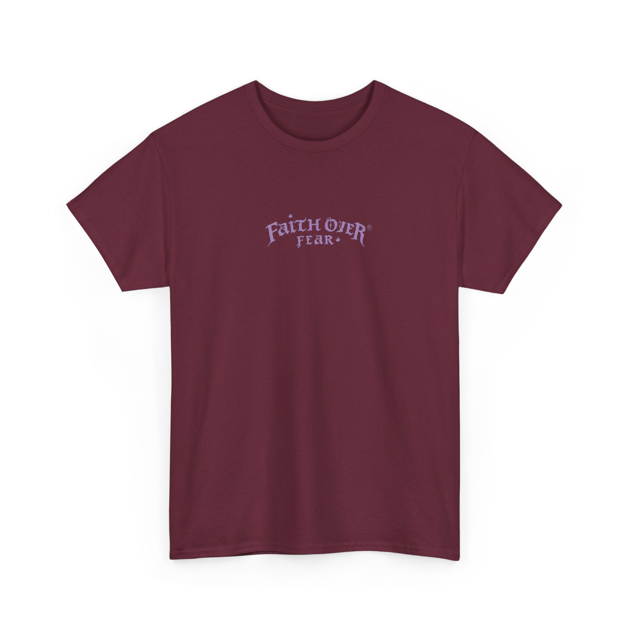 Faith Over Fear Logo (Lavendel) - Heavy Cotton Tee