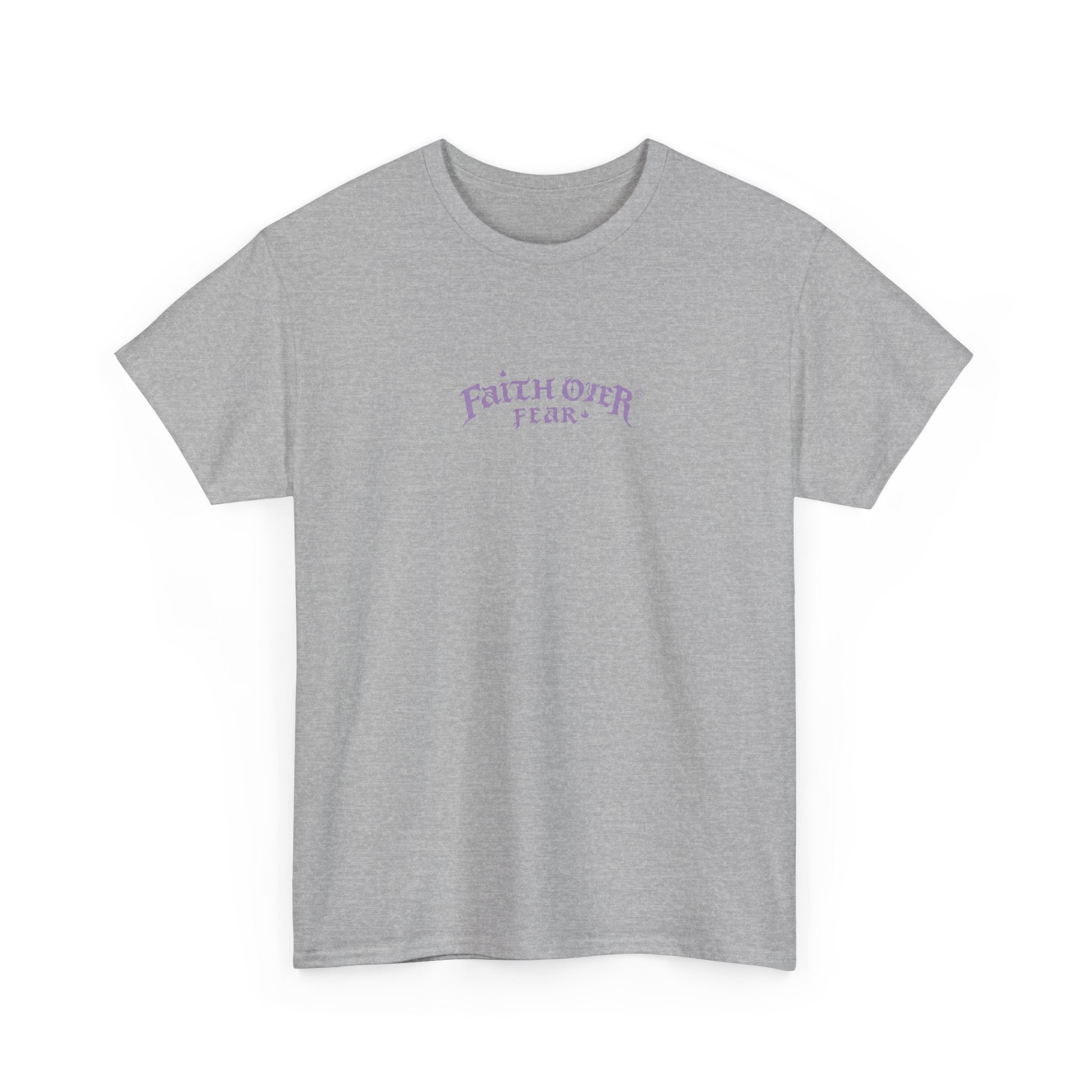 Faith Over Fear Logo (Lavendel) - Heavy Cotton Tee