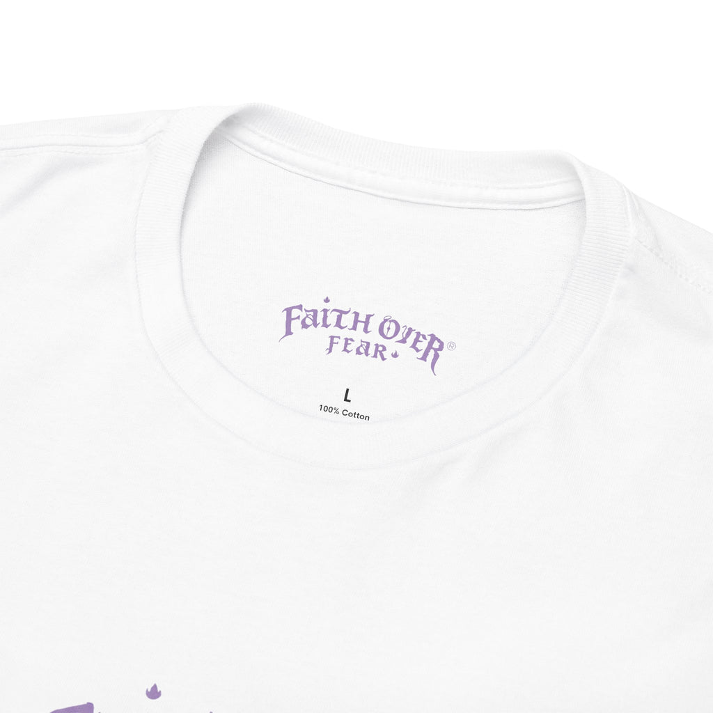 Faith Over Fear Logo (Lavendel) - Heavy Cotton Tee