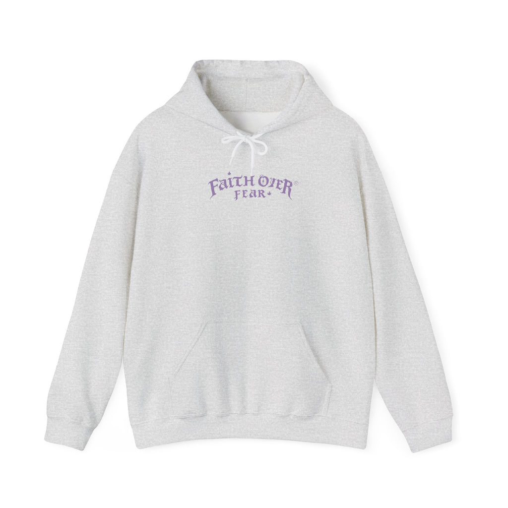 Faith Over Fear Logo (Lavendel) – Hoodie