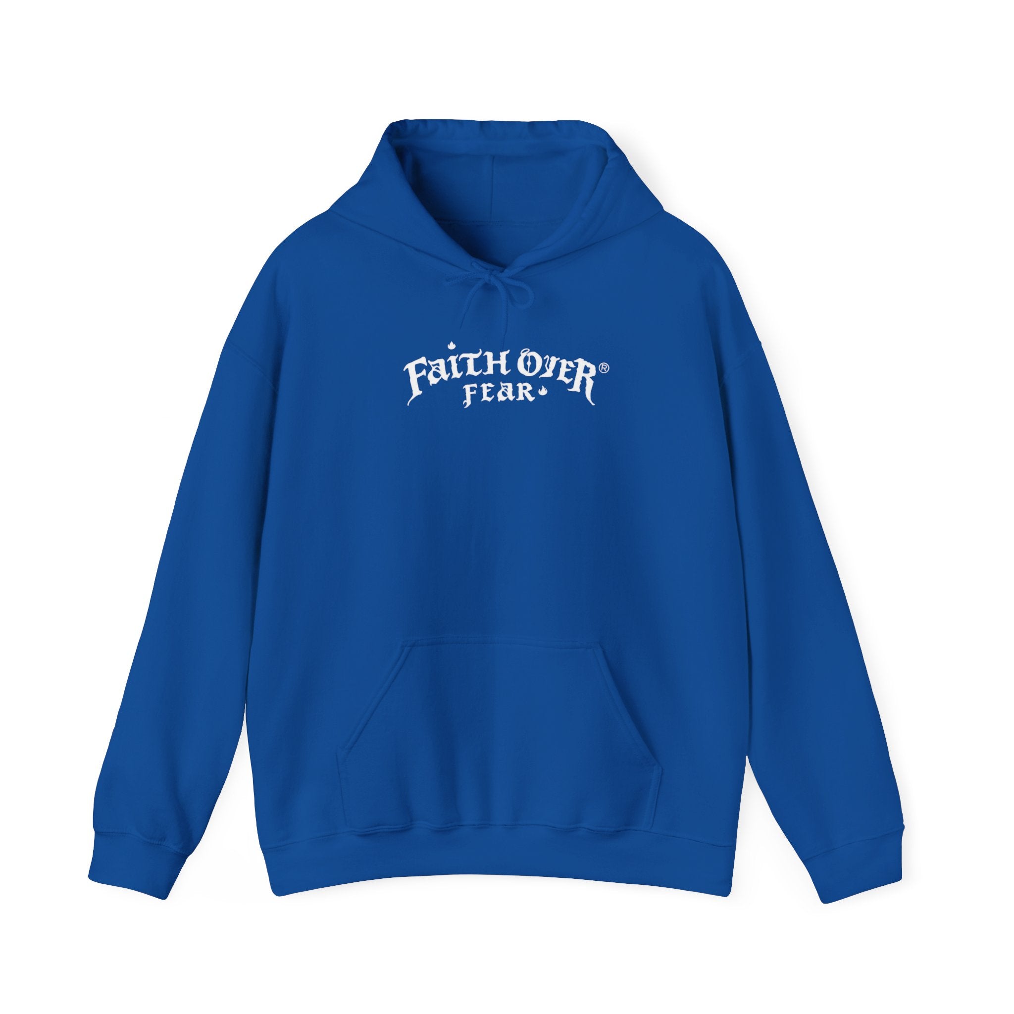 Faith Over Fear (White) - Unisex Hoodie