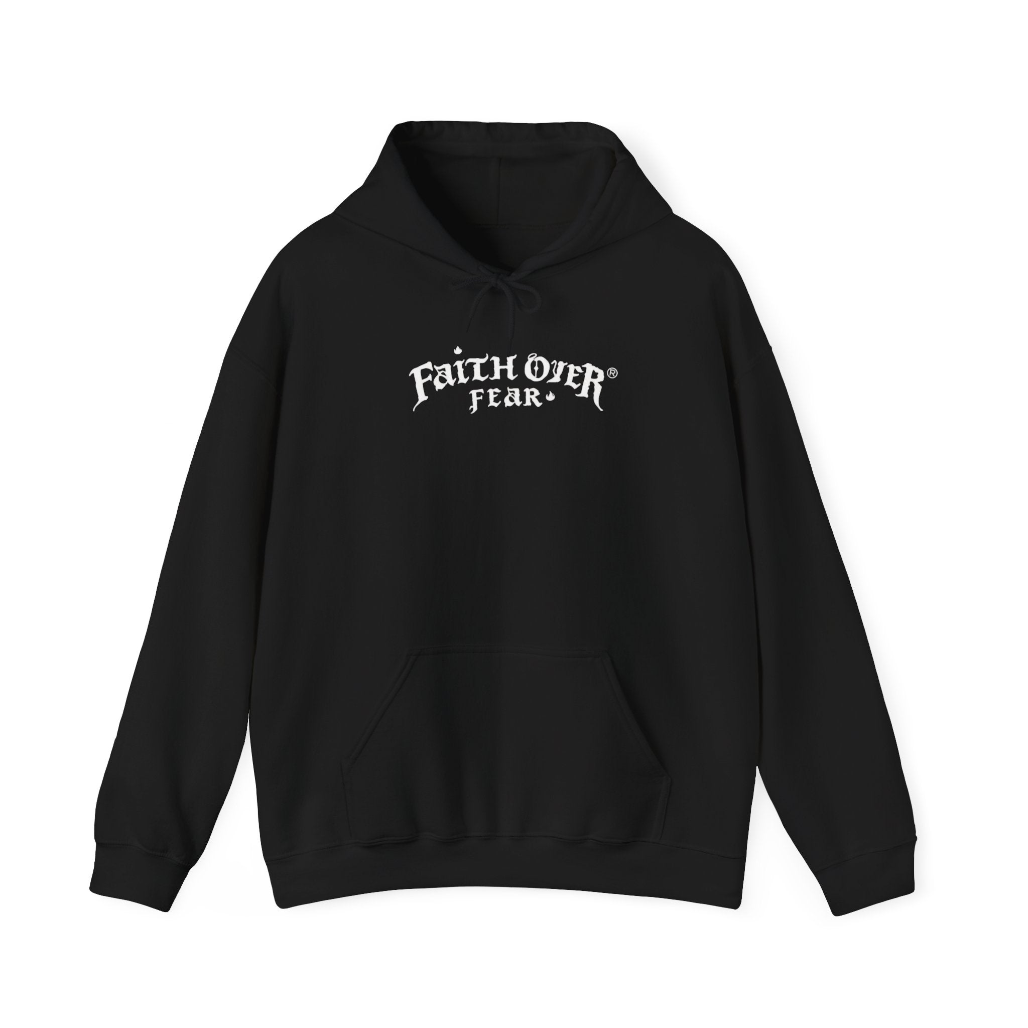 Faith Over Fear (White) - Unisex Hoodie