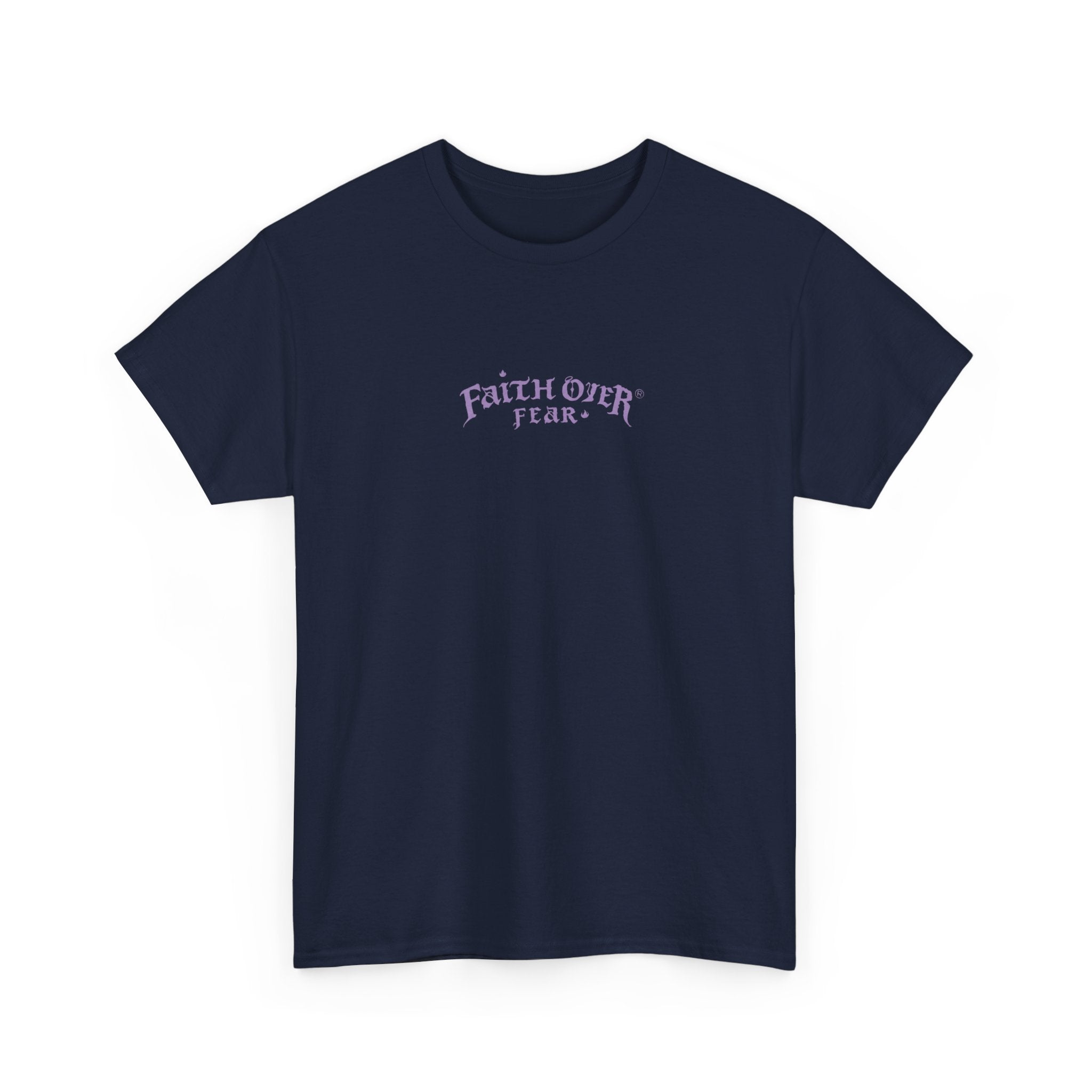 Faith Over Fear Logo (Lavendel) - Heavy Cotton Tee