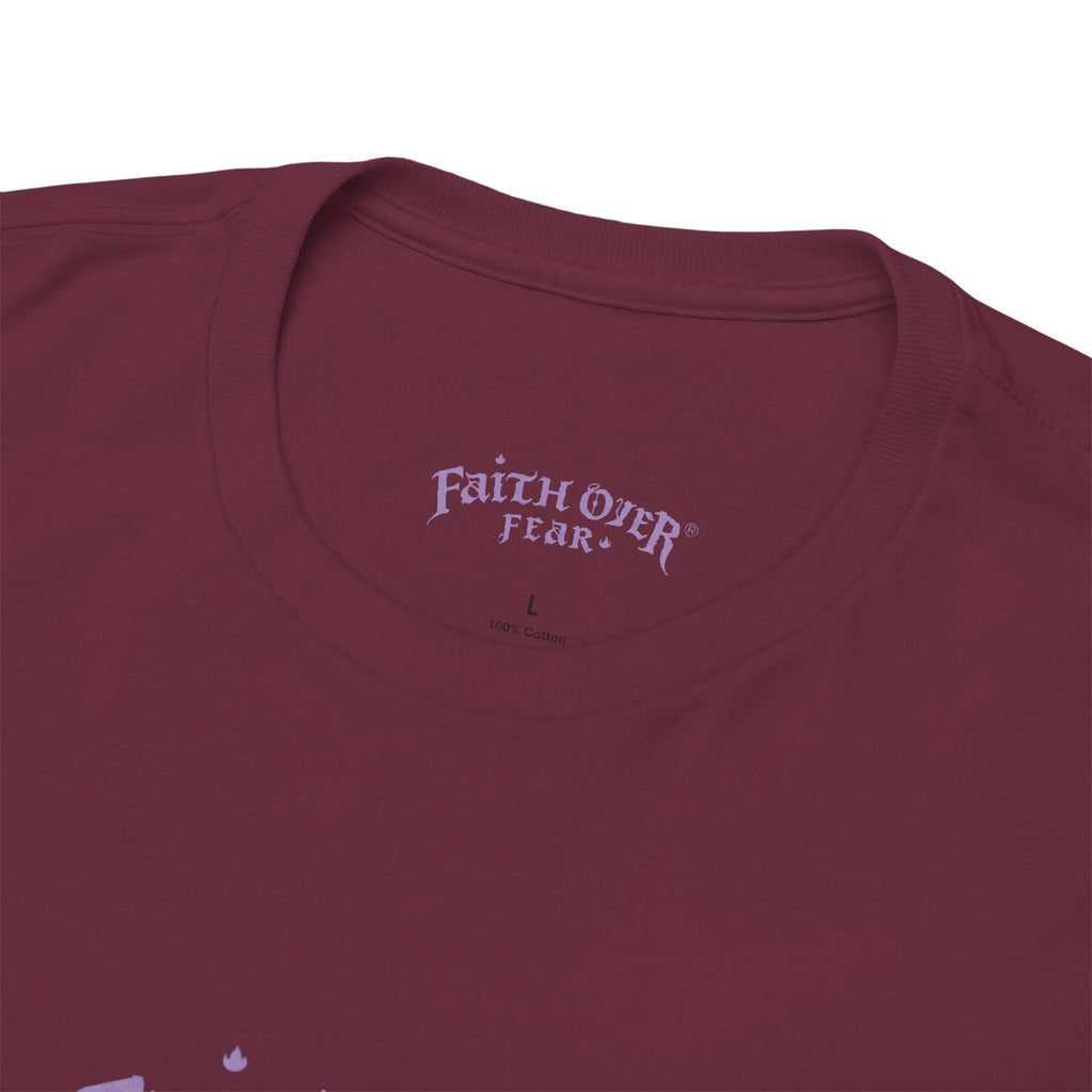 Faith Over Fear Logo (Lavendel) - Heavy Cotton Tee