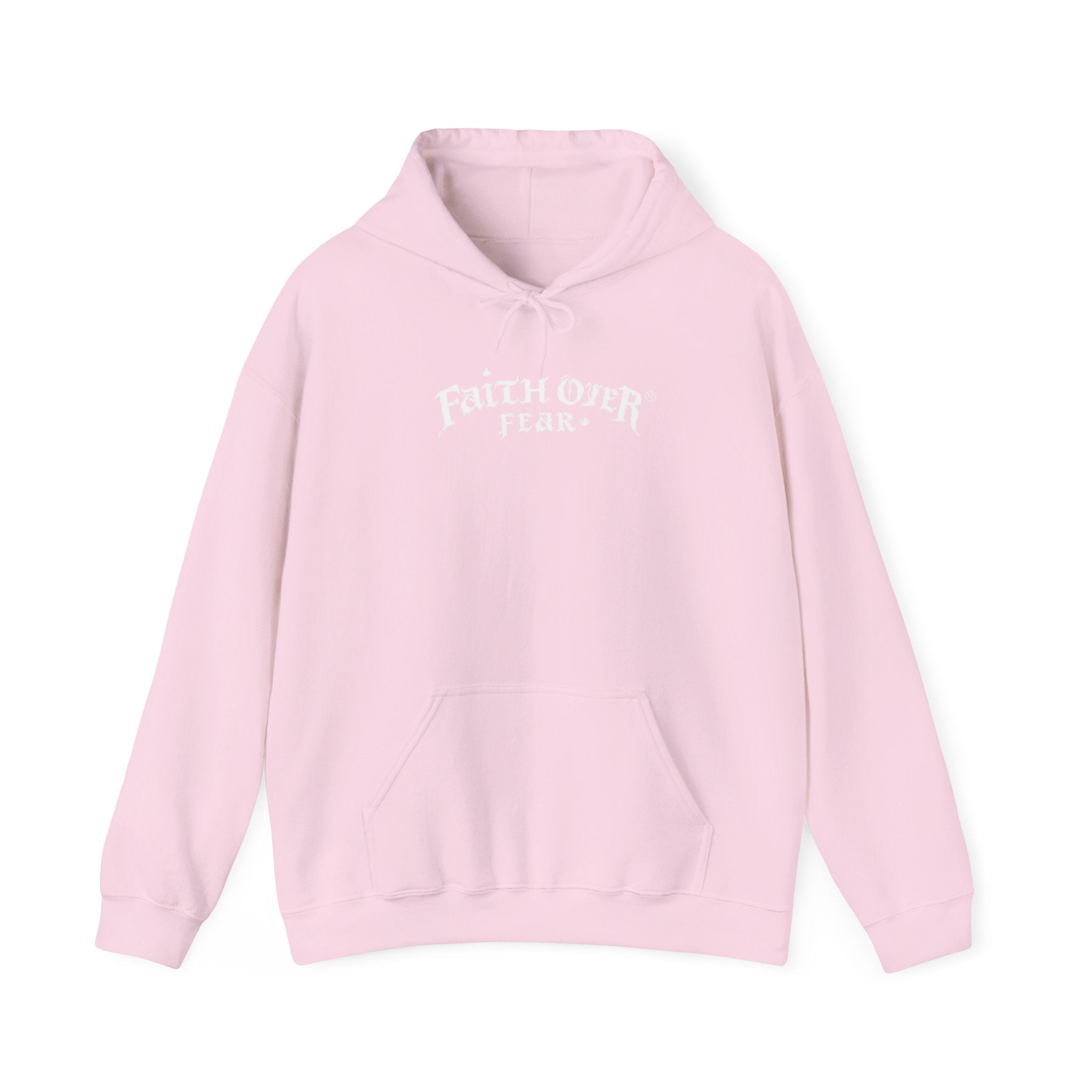 Faith Over Fear (White) - Unisex Hoodie